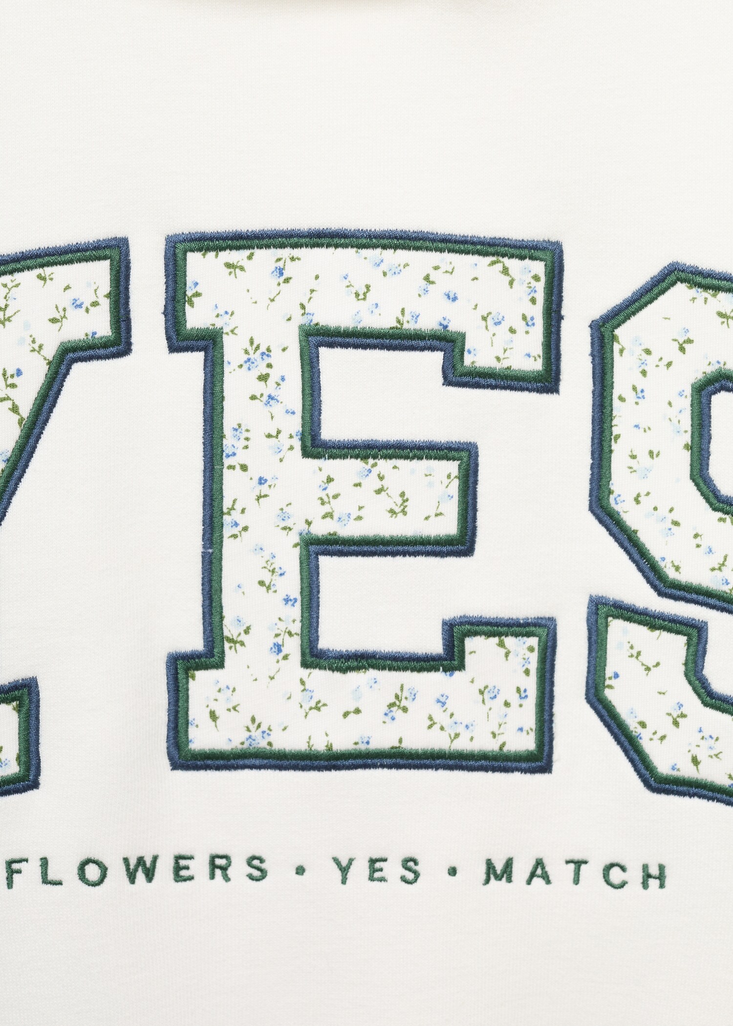 Geborduurd sweatshirt met bloemenprint - Detail van het artikel 8
