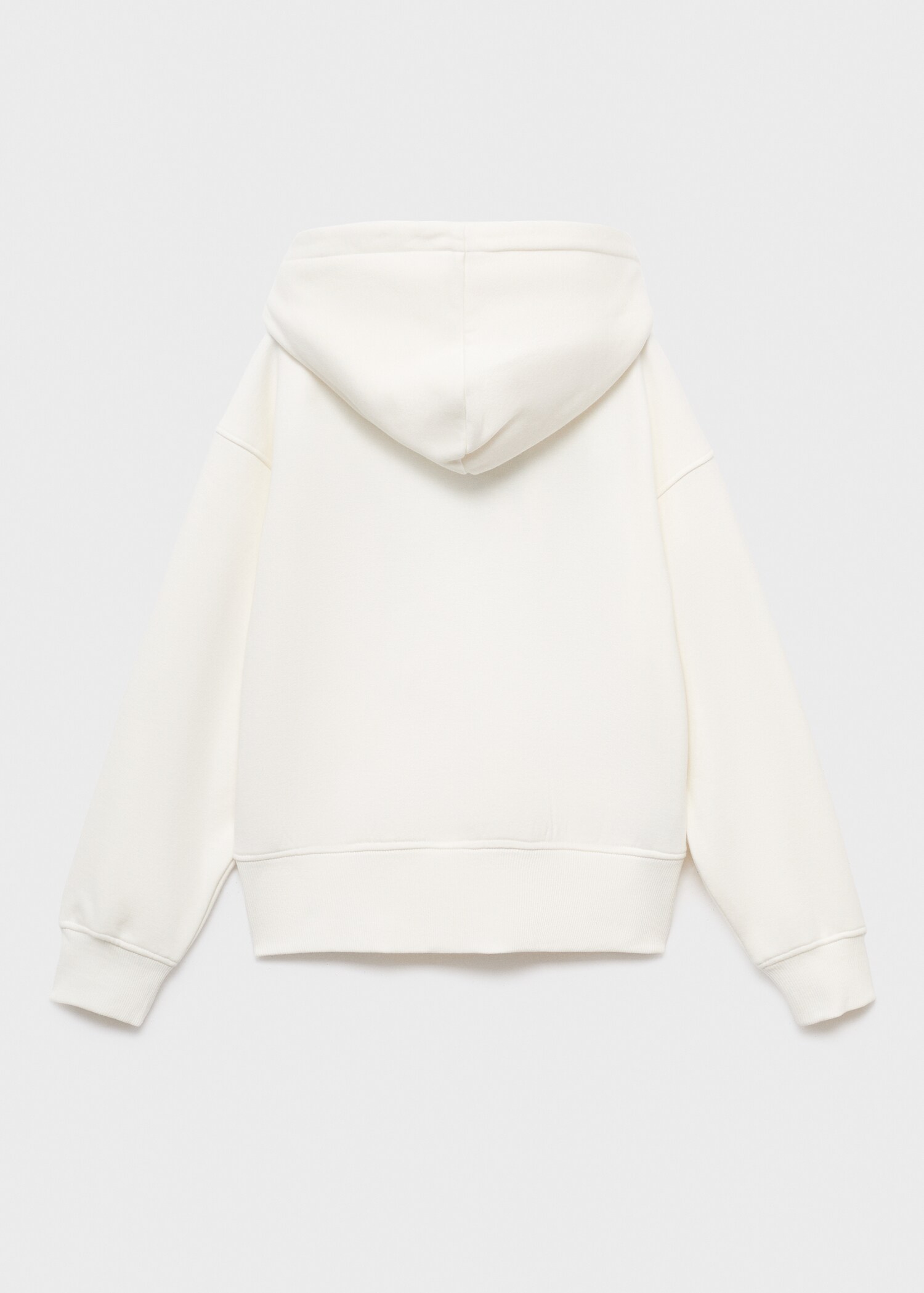 Geborduurd sweatshirt met bloemenprint - Achterkant van het artikel