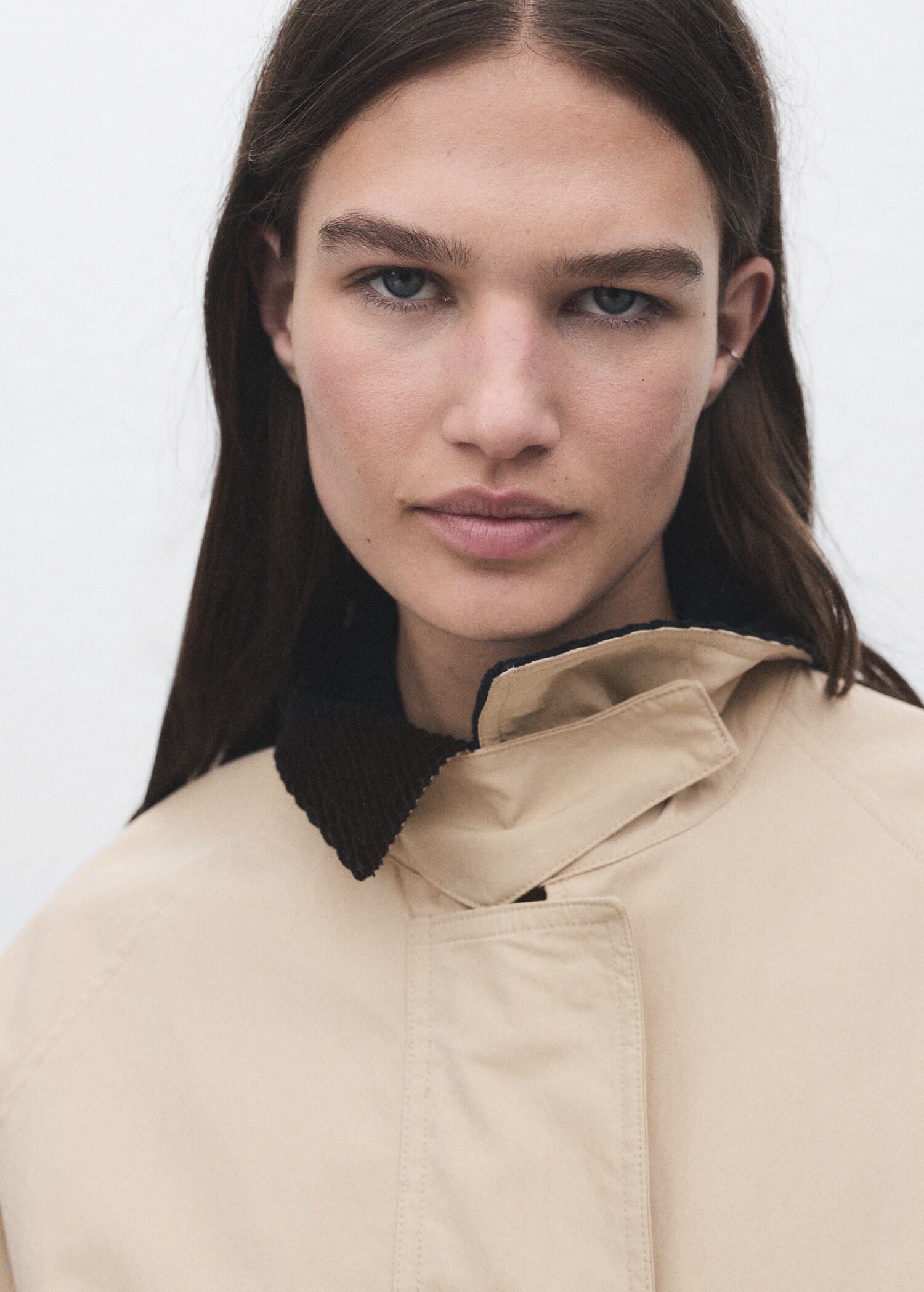 Chaqueta algodón cuello pana - Detalle del artículo 1