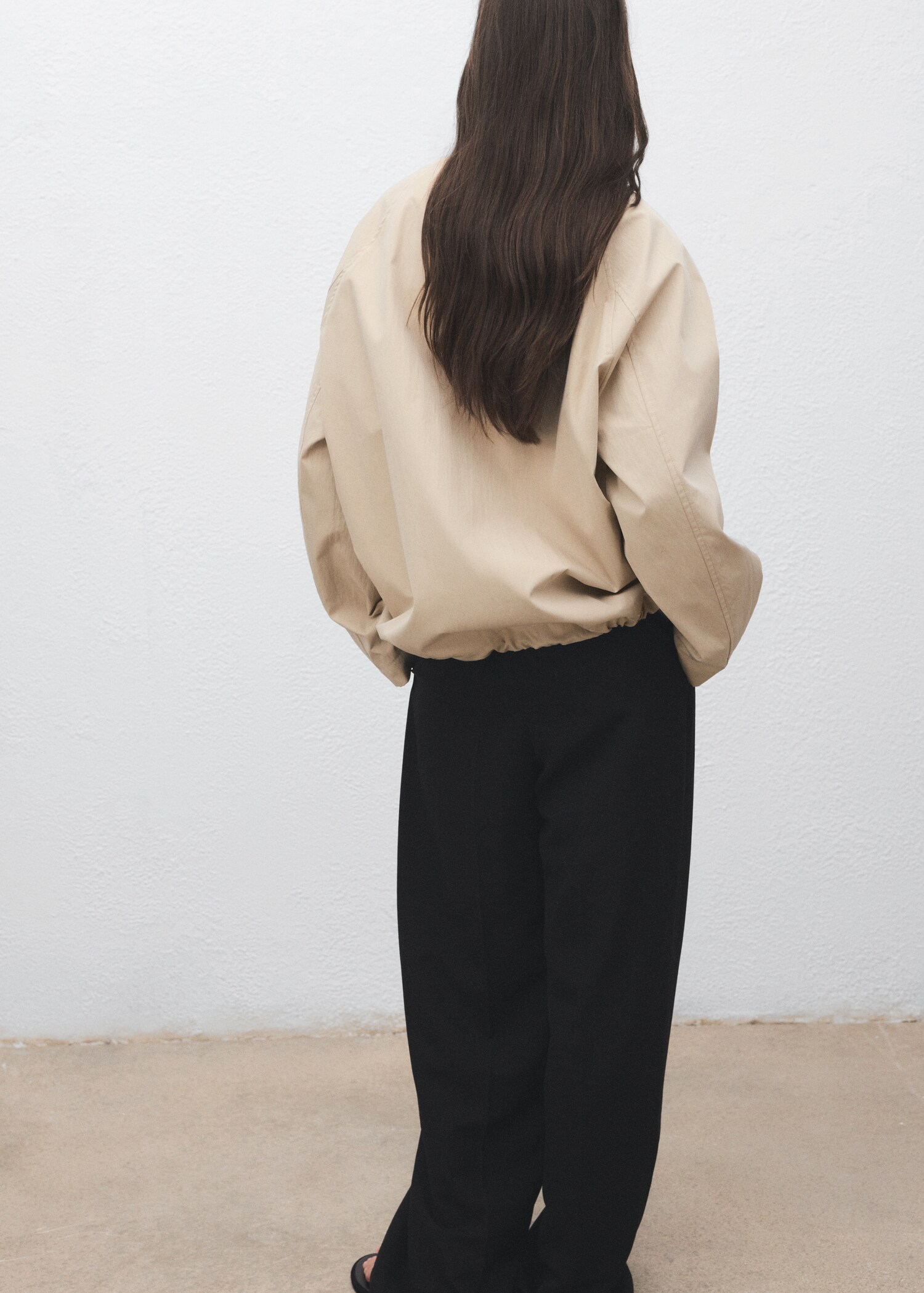 Chaqueta algodón cuello pana - Reverso del artículo