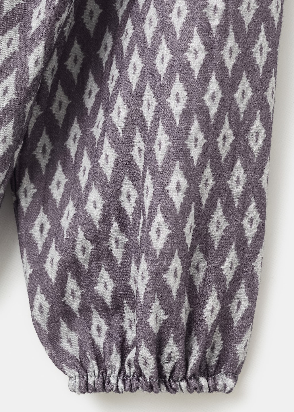 Cotton blouse with ethnic print