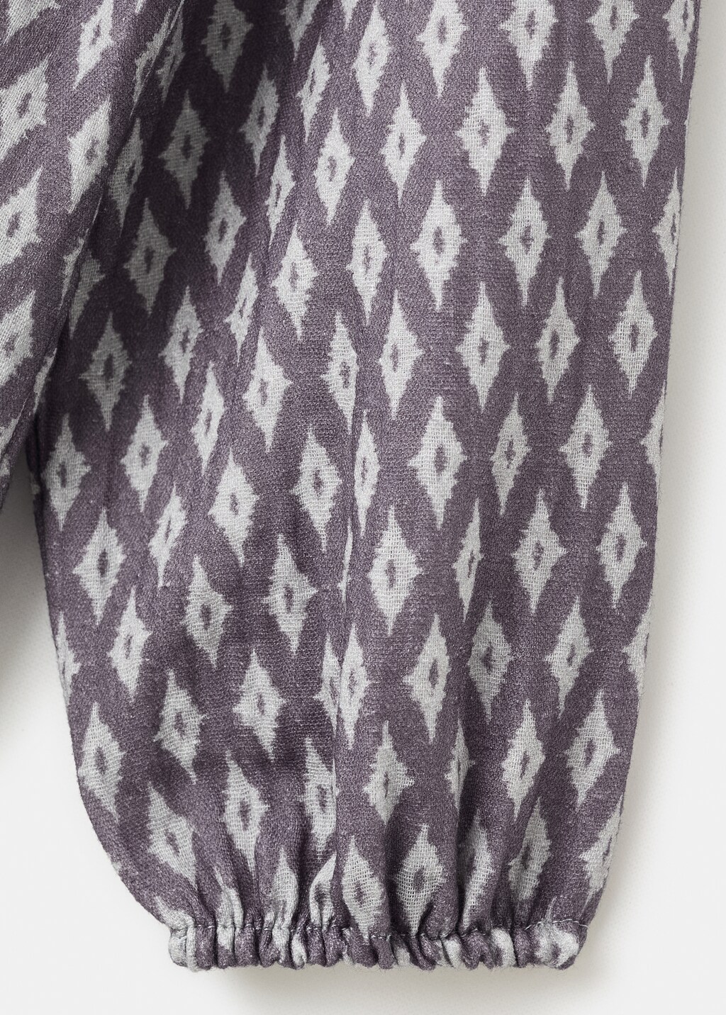 Cotton blouse with ethnic print