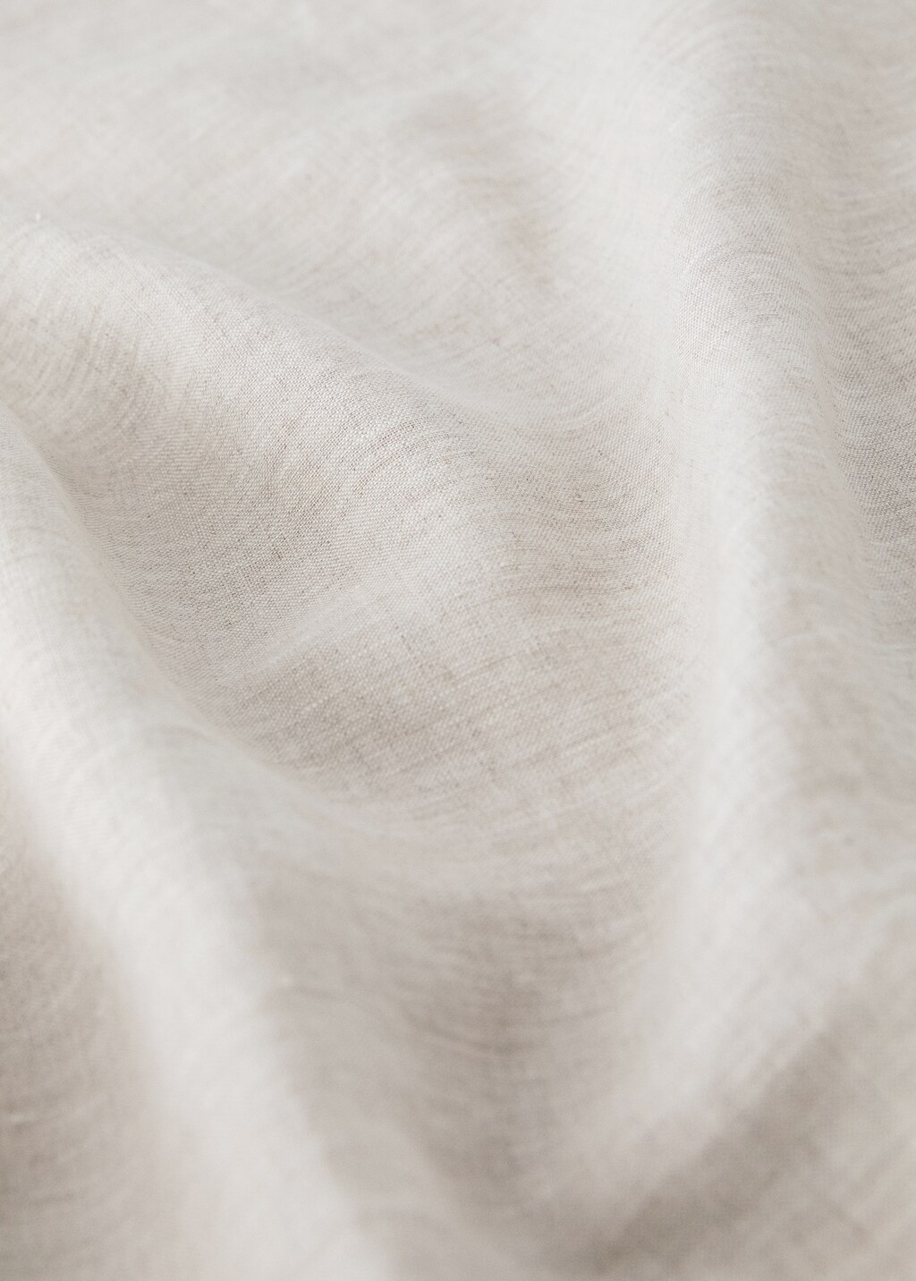 Washed linen children’s top sheet with hemstitch for 90 cm bed