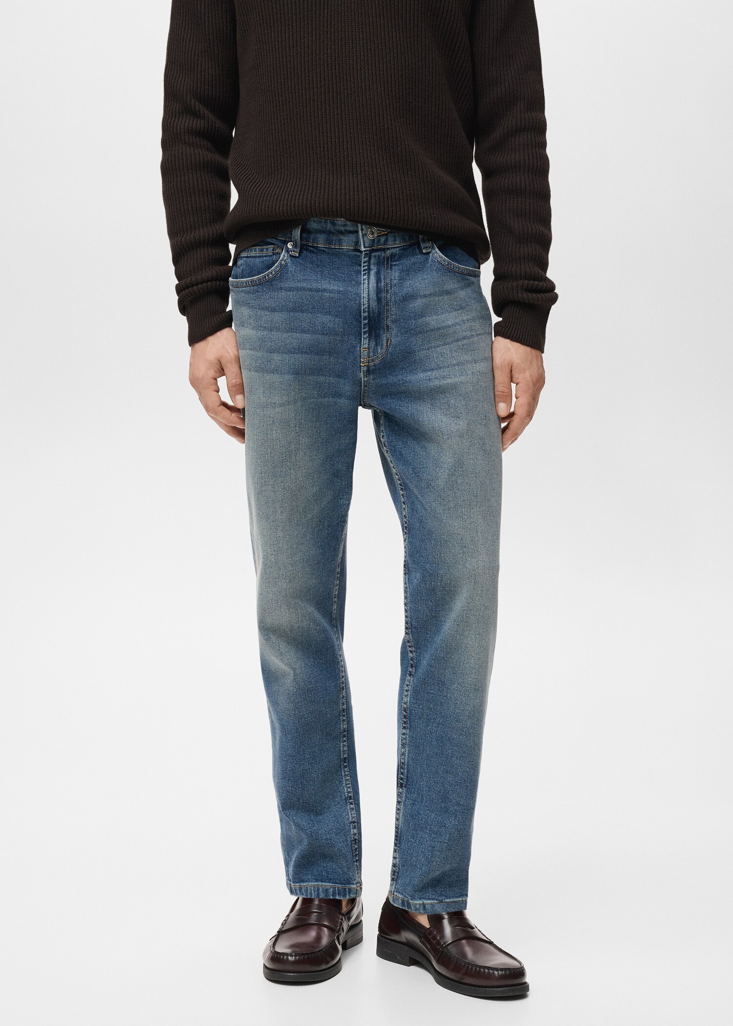 Benin tapered-fit jeans - Medium plane