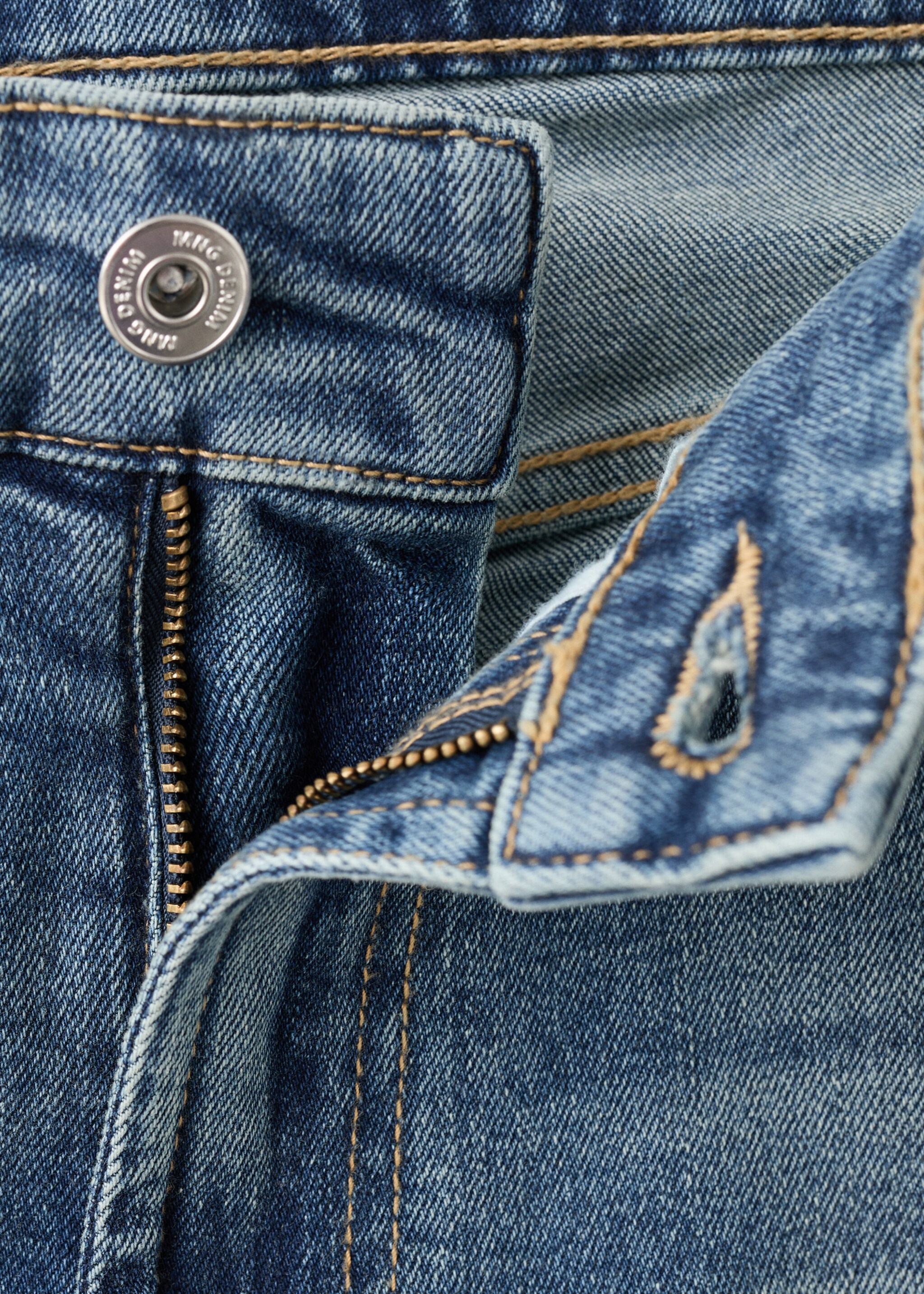 Benin tapered-fit jeans - Details of the article 8, Medium Vintage Blue. Ref: 17085171-00.