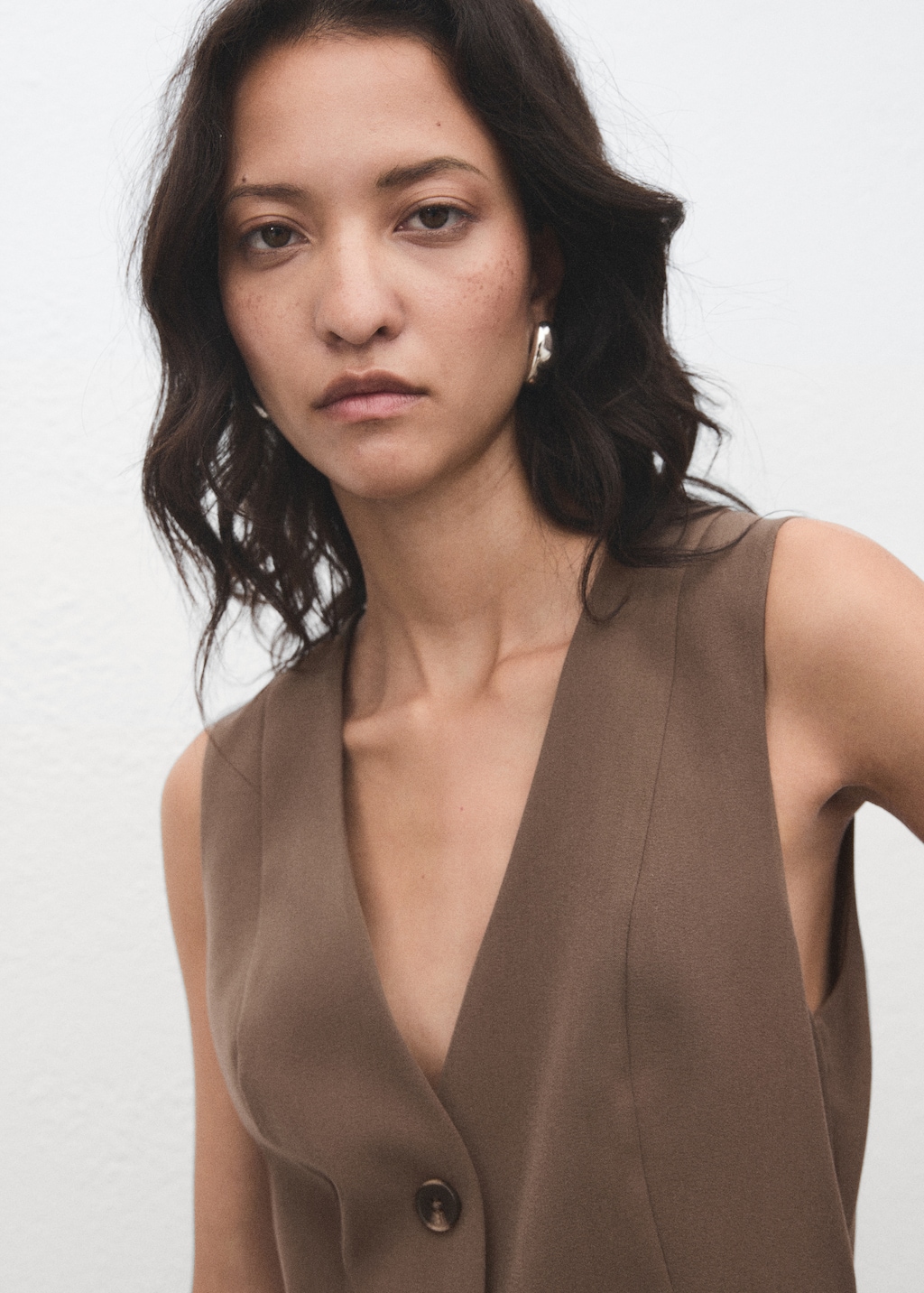 Long suit-style jumpsuit