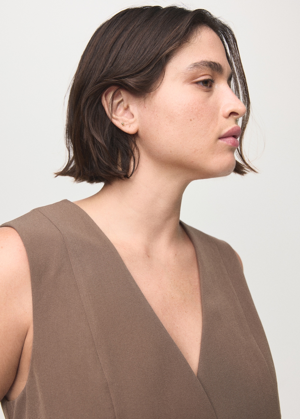 Long suit-style jumpsuit