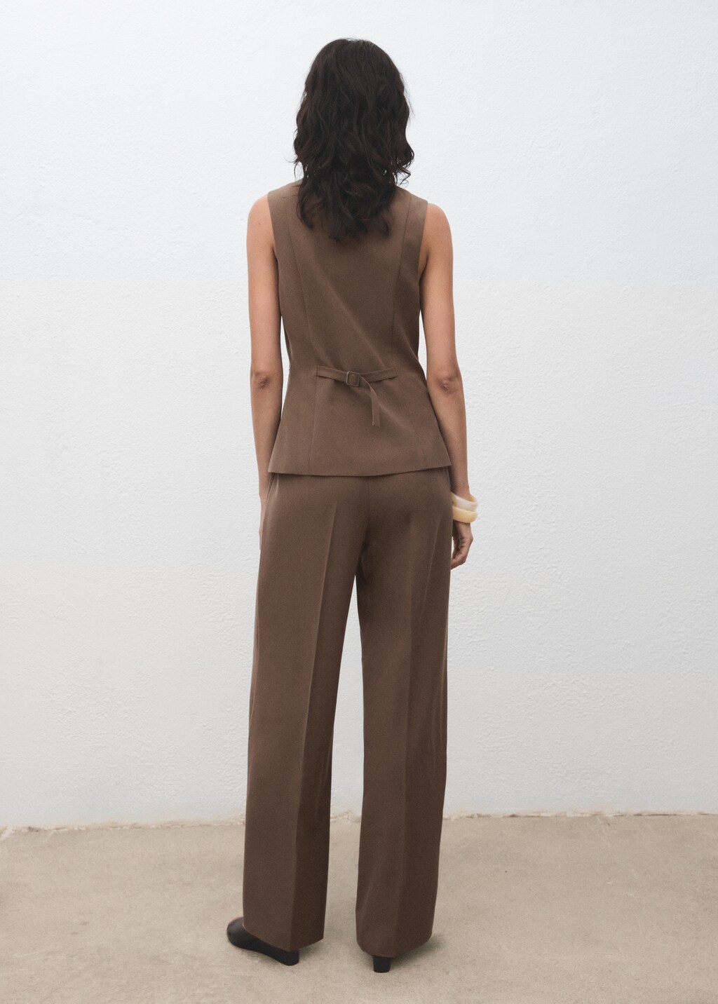 Long suit-style jumpsuit