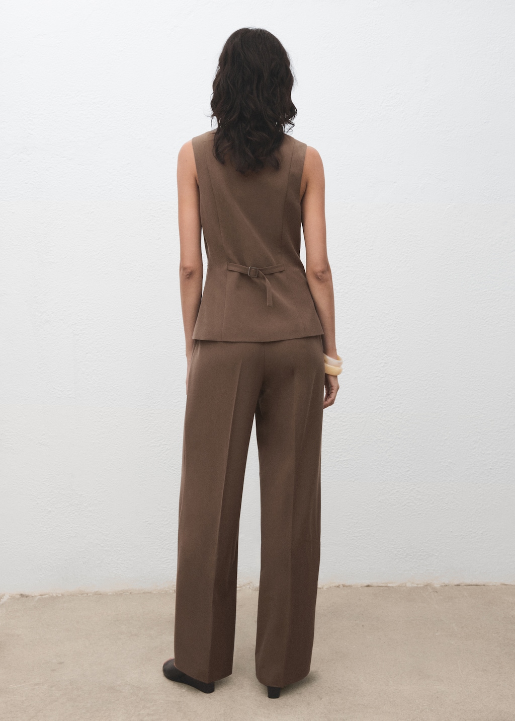 Long suit-style jumpsuit