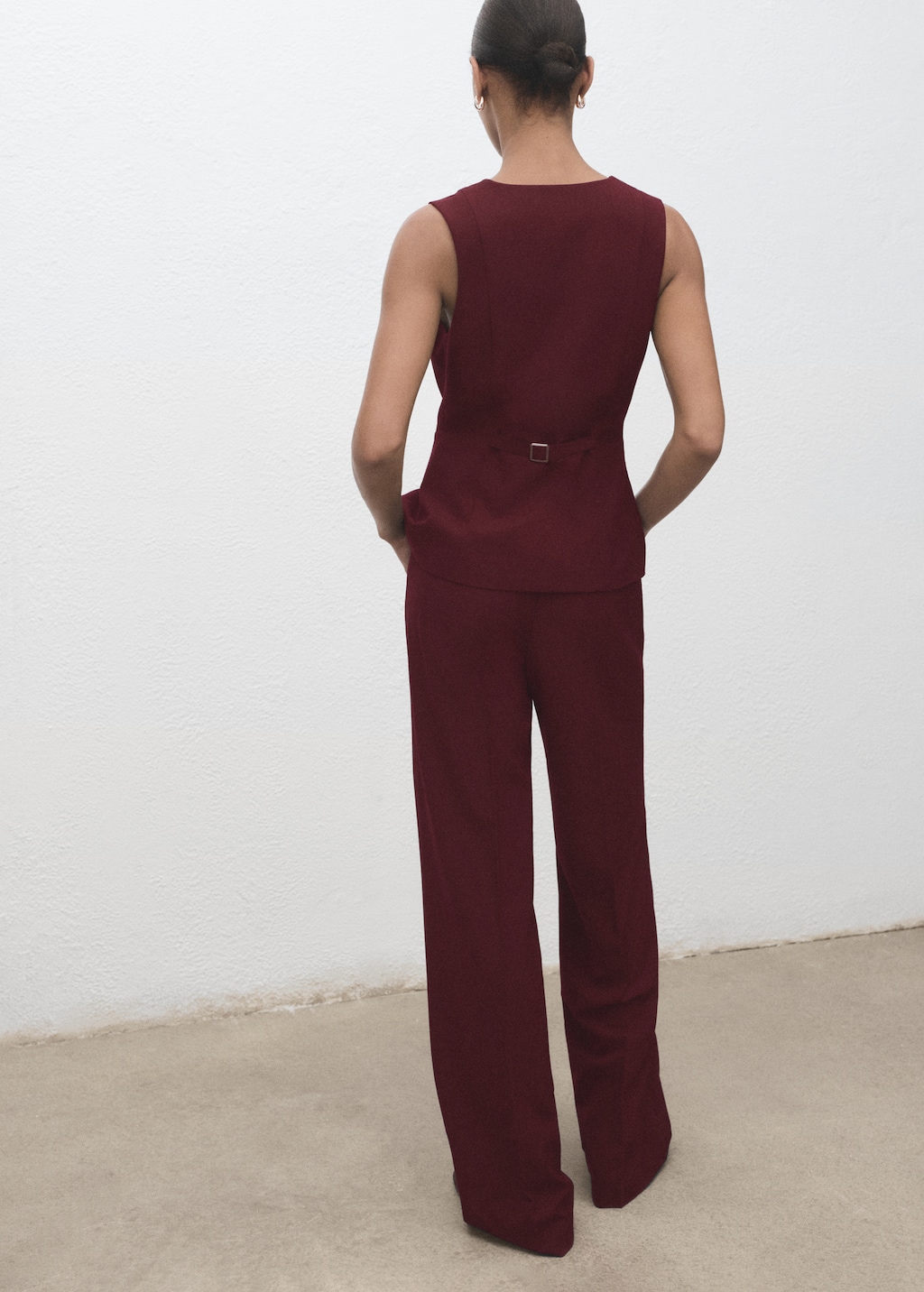 Long suit-style jumpsuit