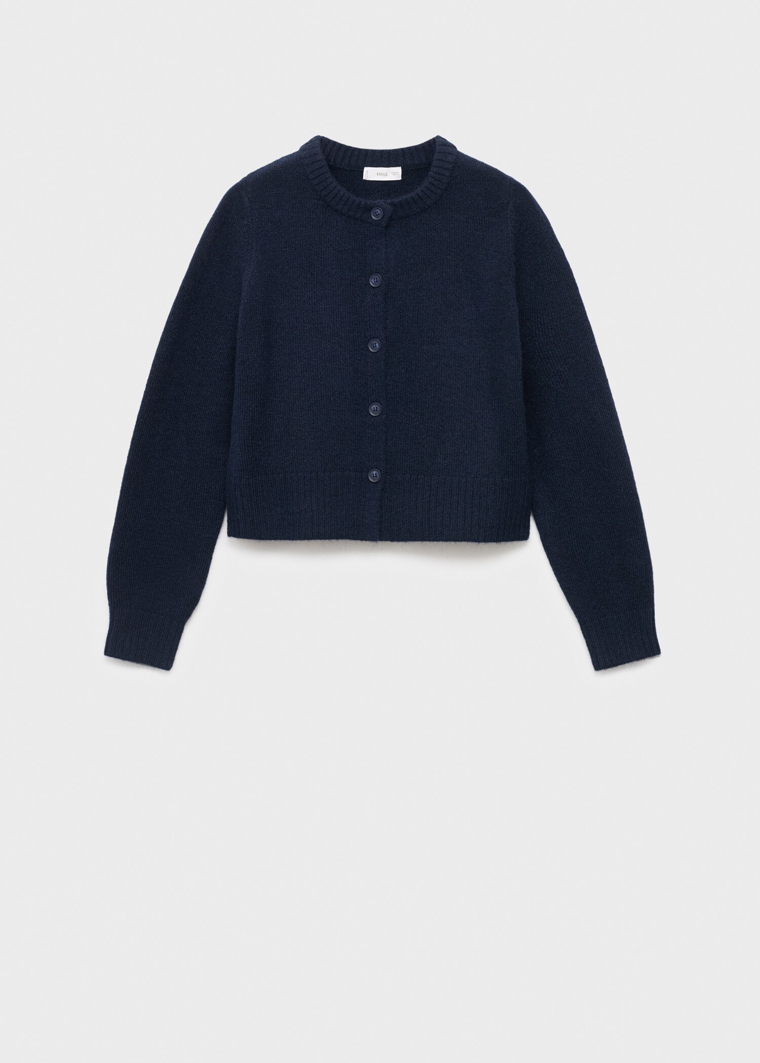 Buttoned wool cardigan - Article without model