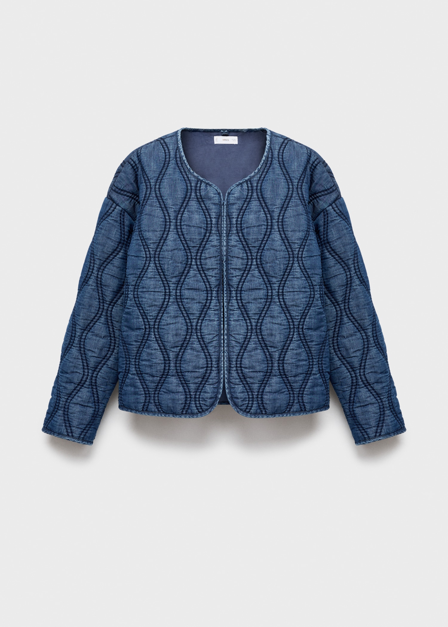 Quilted denim jacket - Article without model