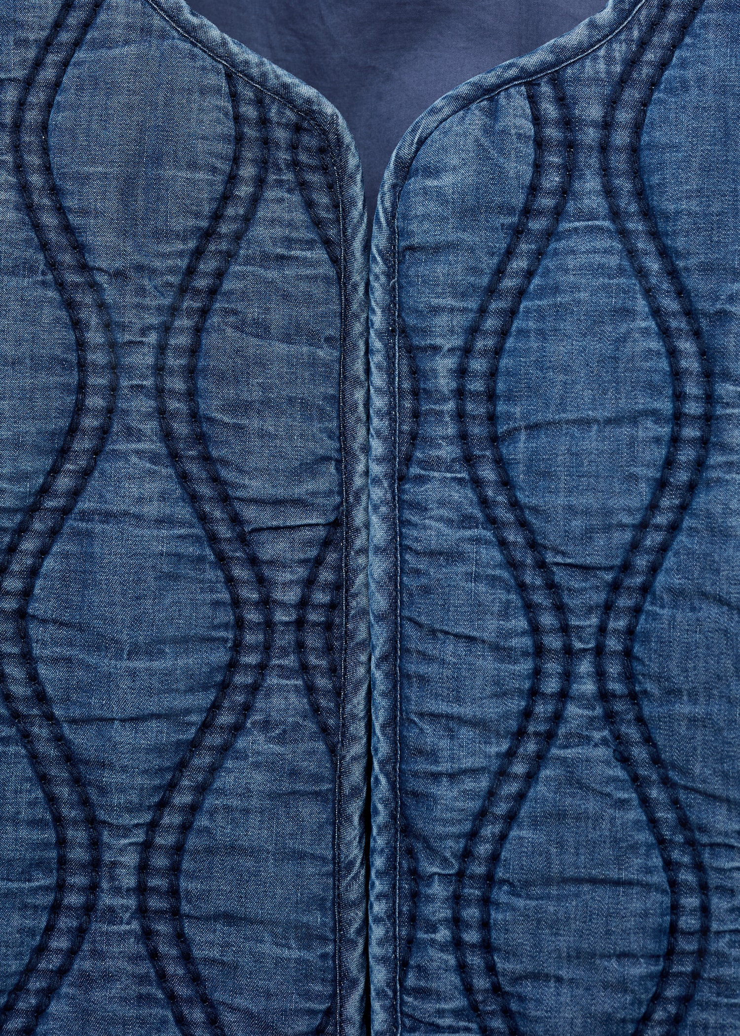 Quilted denim jacket - Details of the article 8