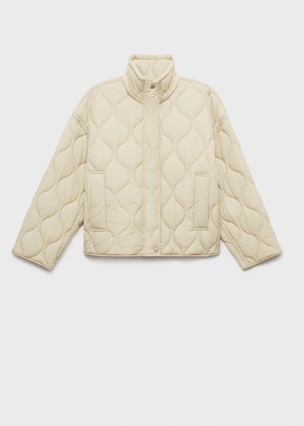 Oversized quilted anorak