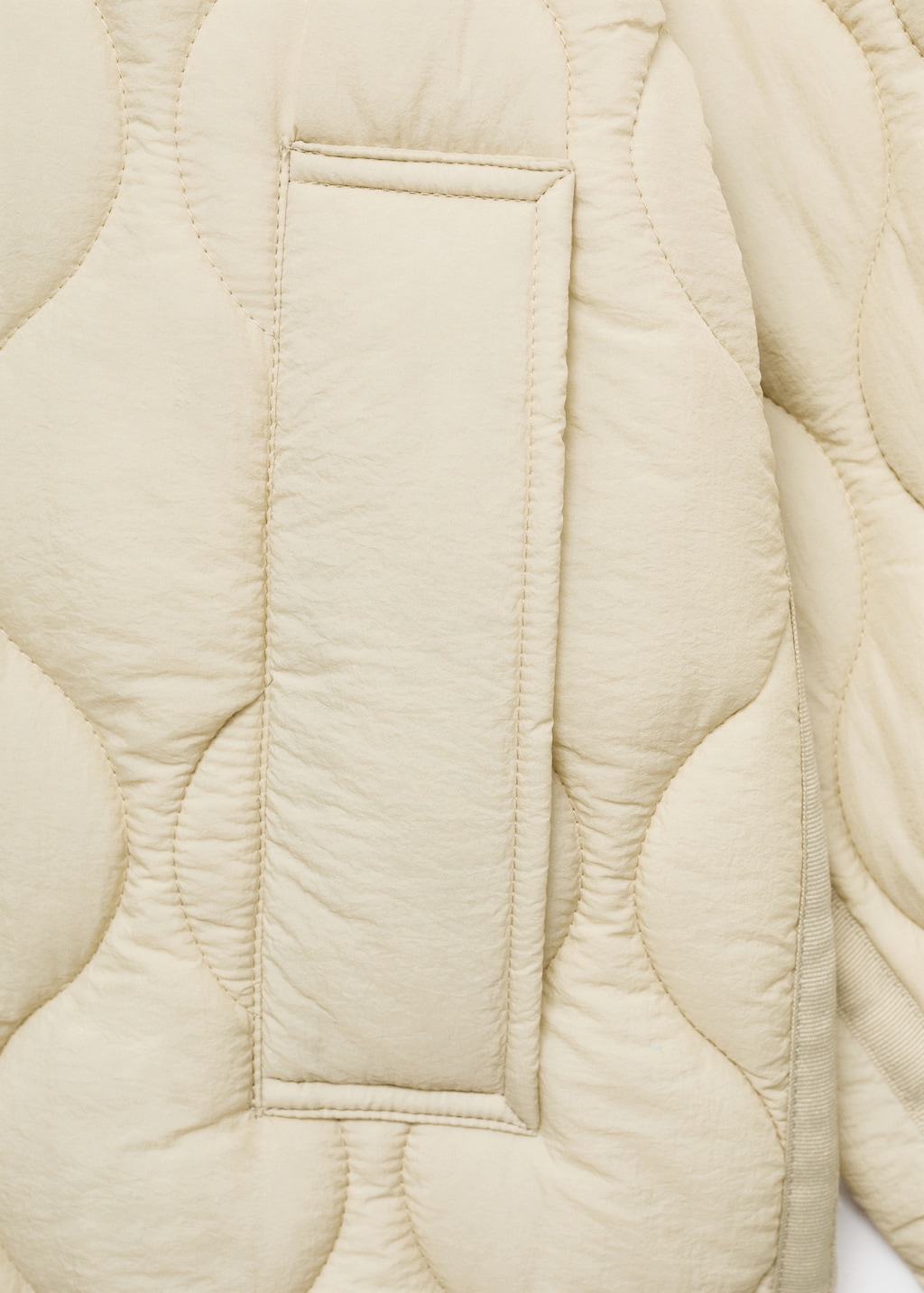 Oversized quilted anorak