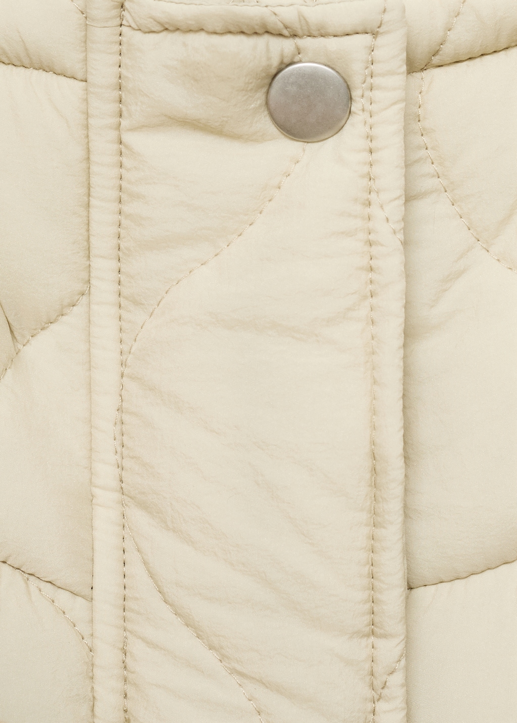 Oversized quilted anorak