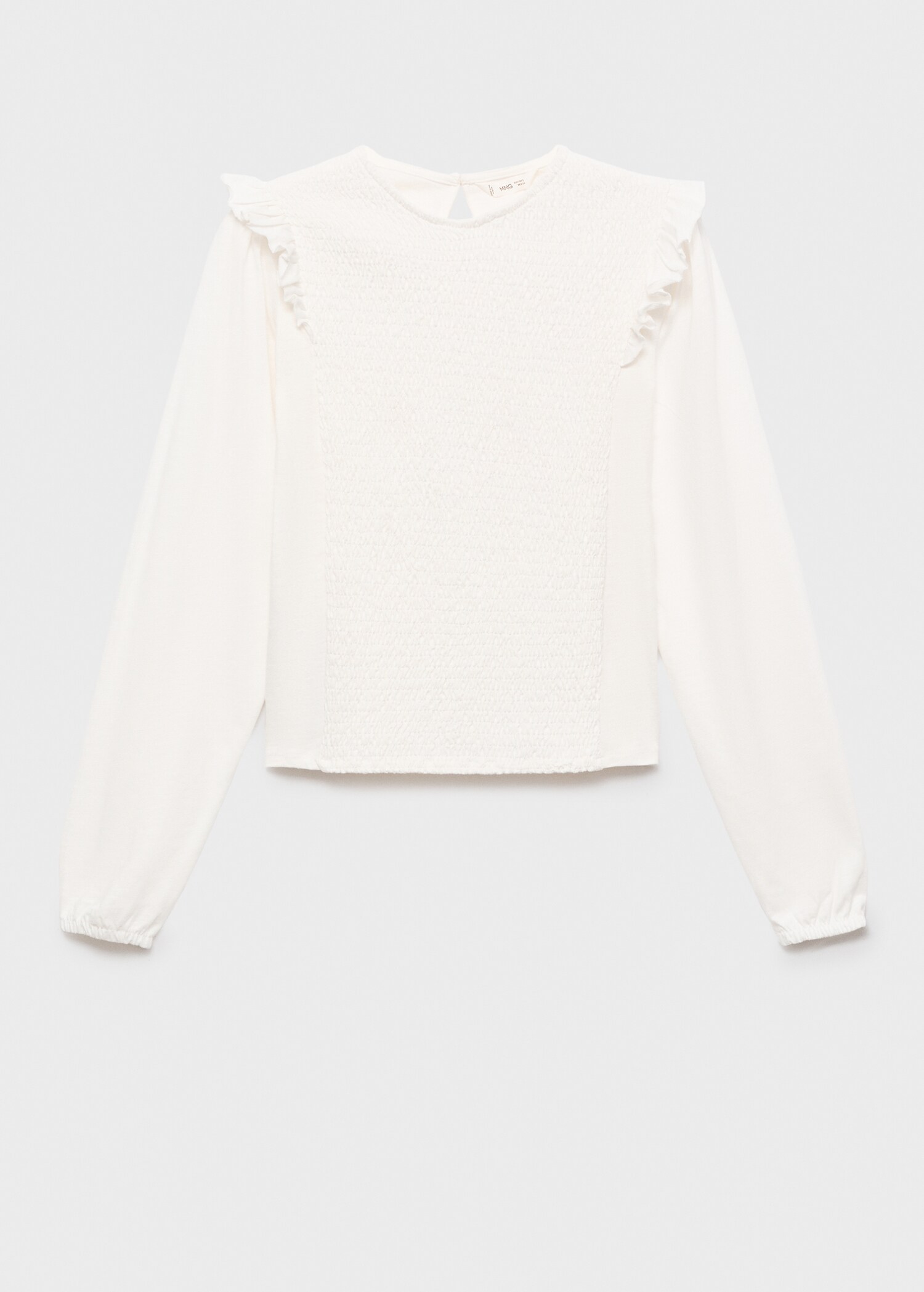 Ruffles ruched T-shirt - Article without model