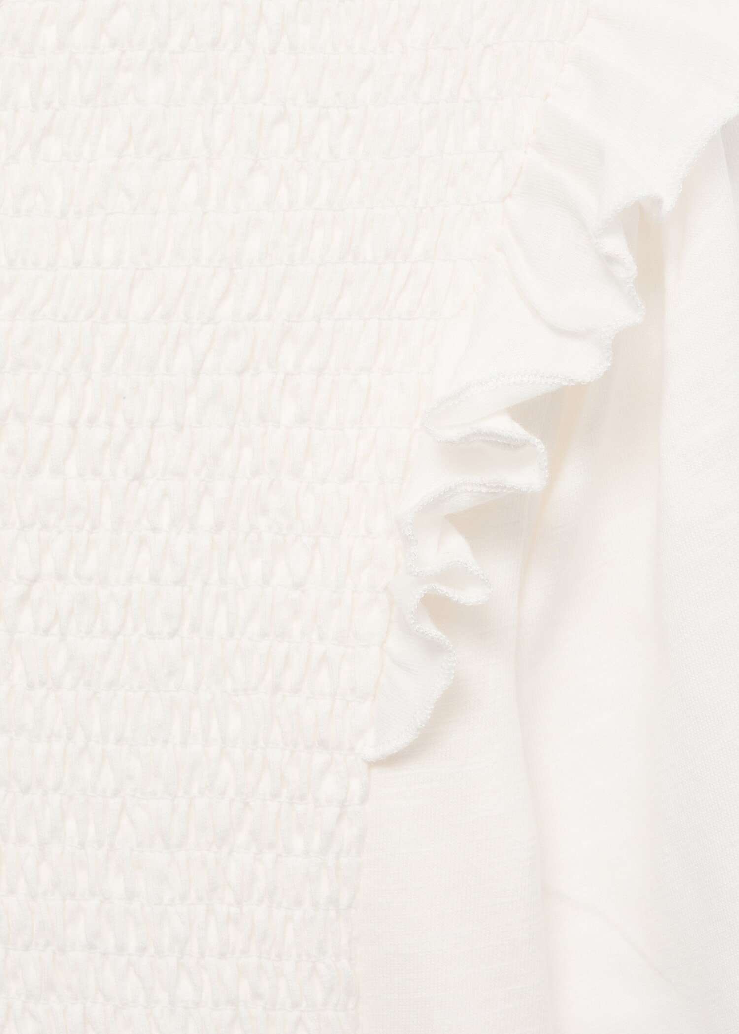 Ruffles ruched T-shirt - Details of the article 8