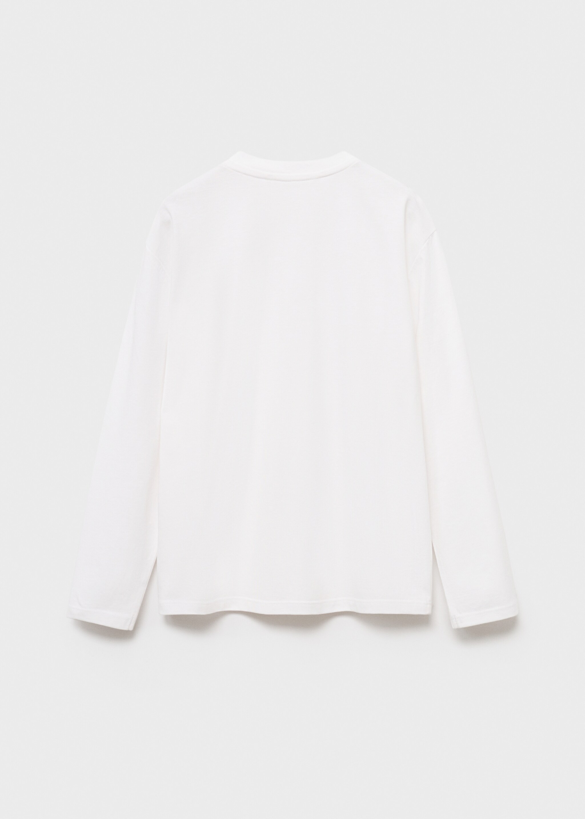 Buttoned cotton T-shirt - Reverse of the article, Off White. Ref: 17085797-00.