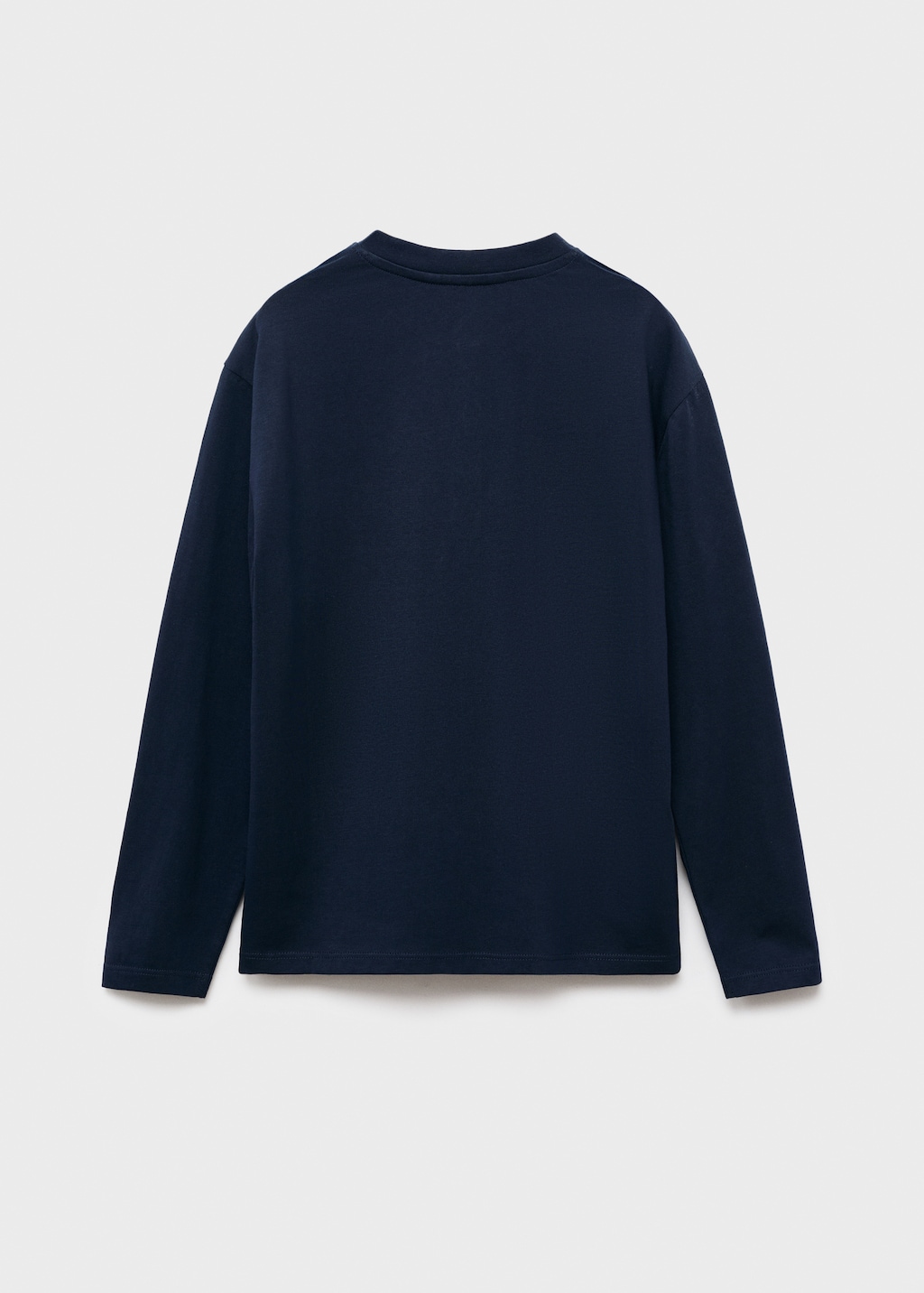Buttoned cotton T-shirt