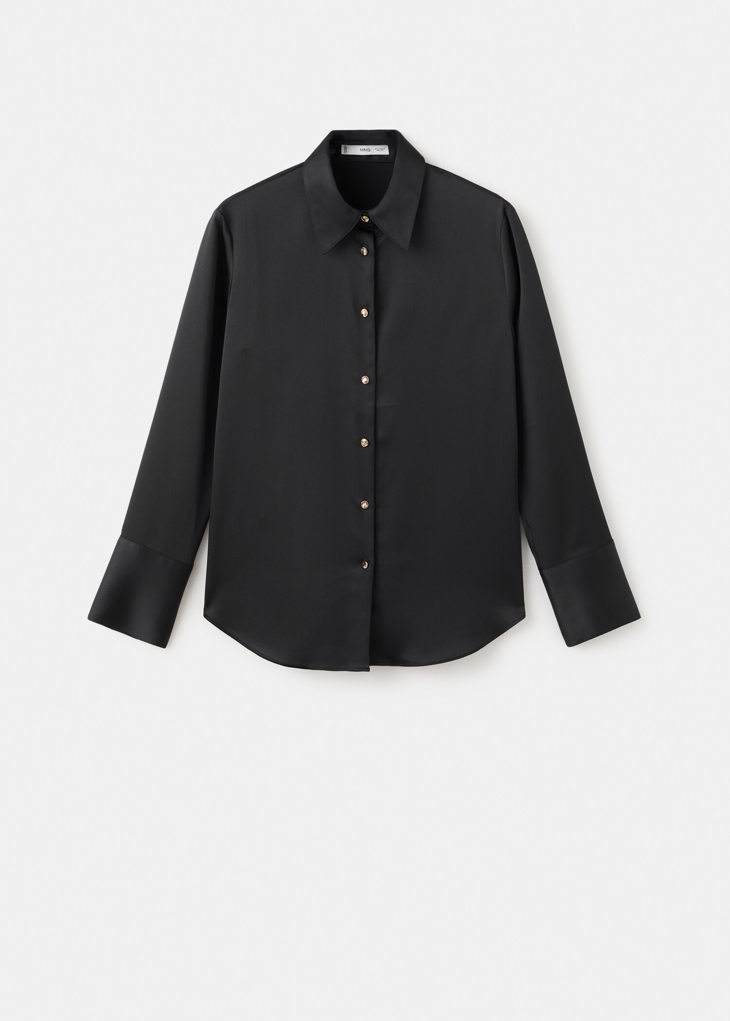 Satin finish flowy shirt - Article without model