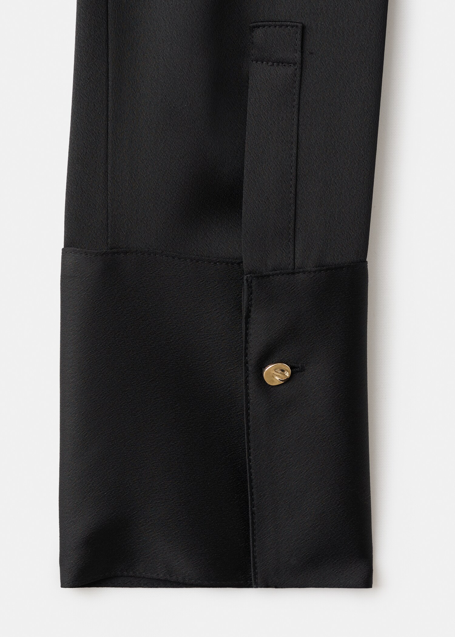 Satin finish flowy shirt - Details of the article 0