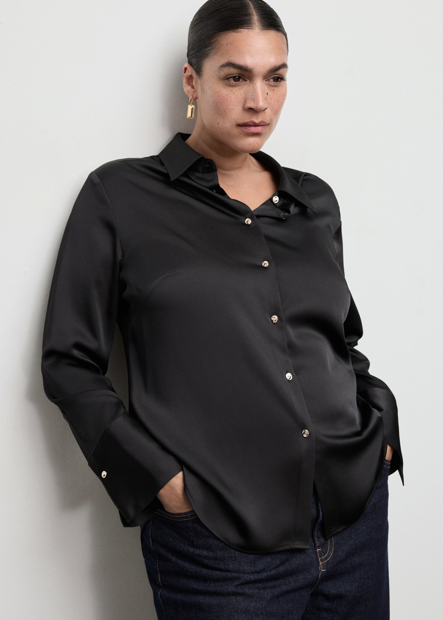 Chemise fluide satinée - Détail de l'article 5