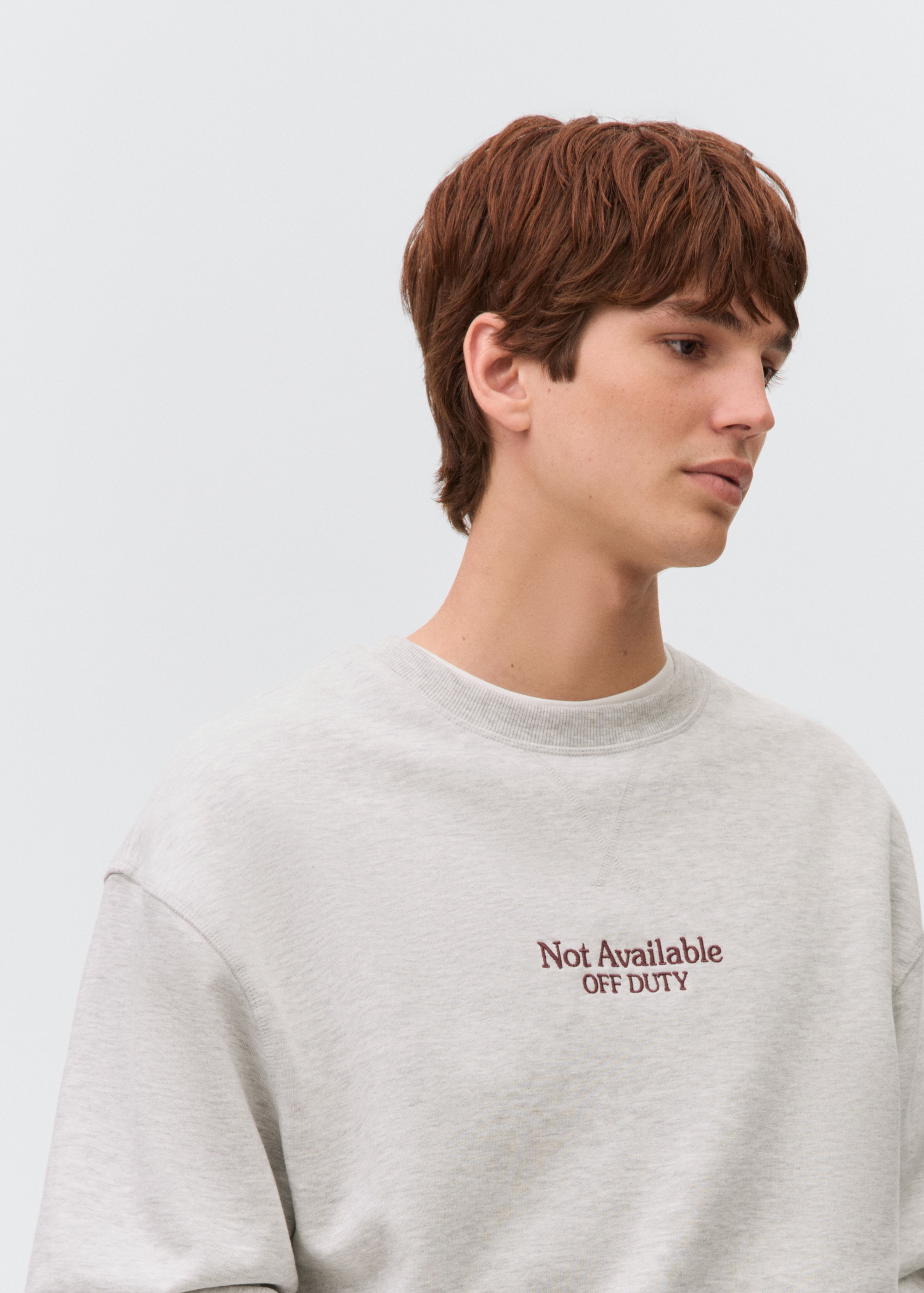 Gemustertes Baumwoll-Sweatshirt - Detail des Artikels 1