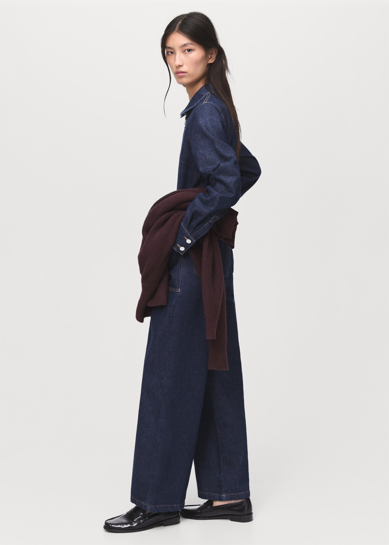 Belt denim jumpsuit - Details of the article 2