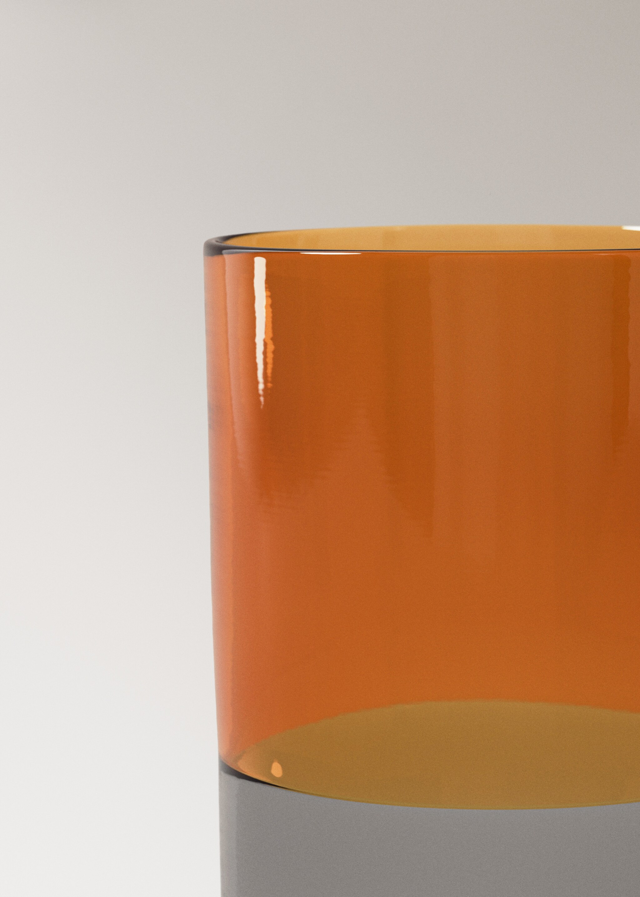 Coloured borosilicate glass - Details of the article 1, Curry. Ref: 17085805-00.