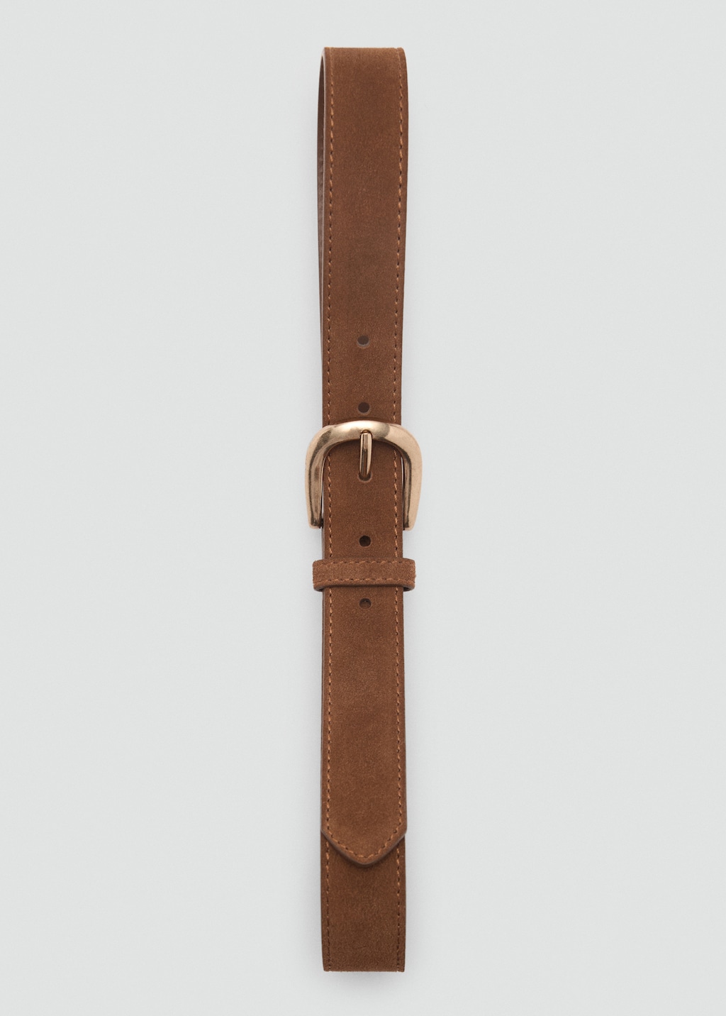 Suede belt