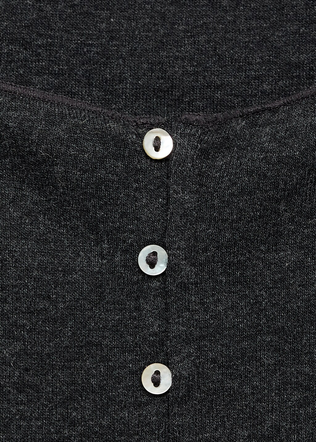 Boat neck cardigan with buttons
