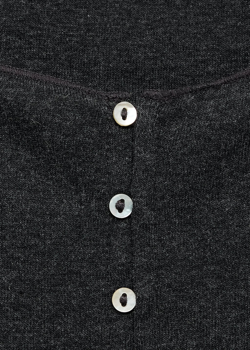 Boat neck cardigan with buttons