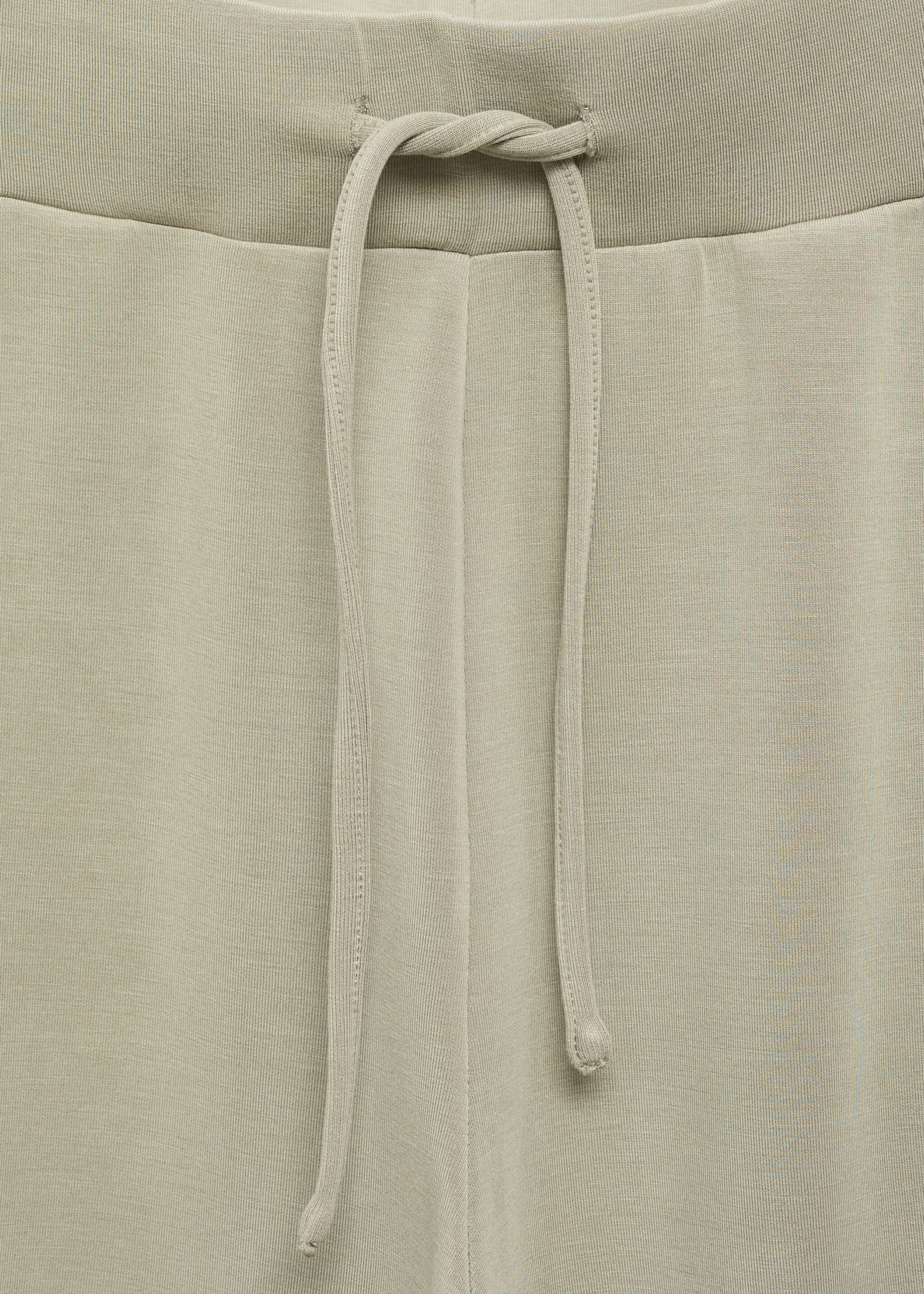 Pantalon de jogging cordon - Détail de l'article 8, Kaki. Ref: 17085812-00.