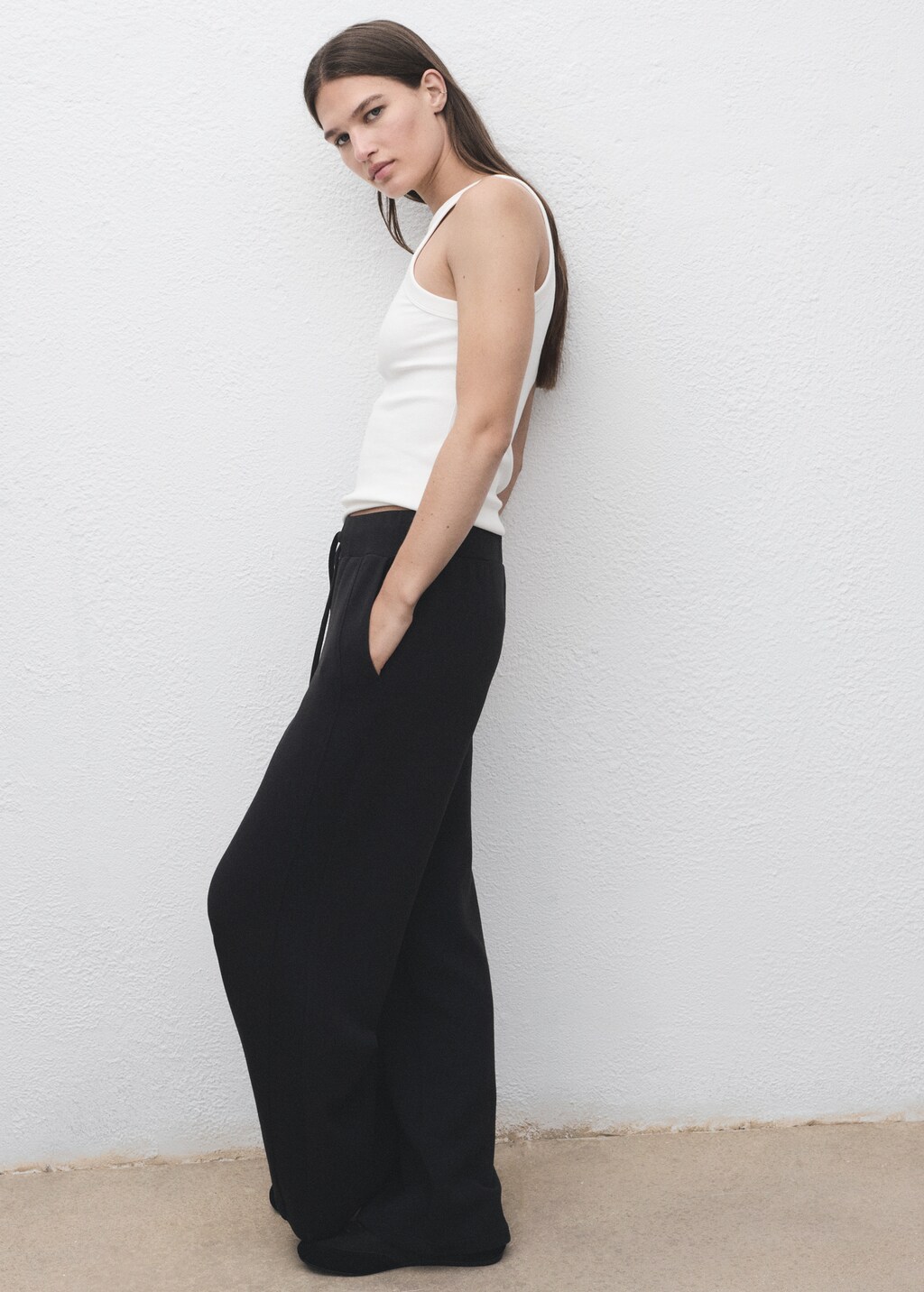 Drawstring jogger pants