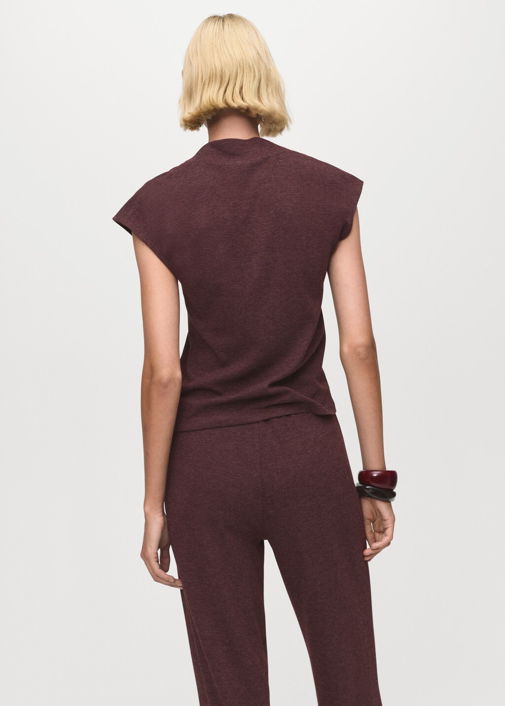 High collar T-shirt - image 3