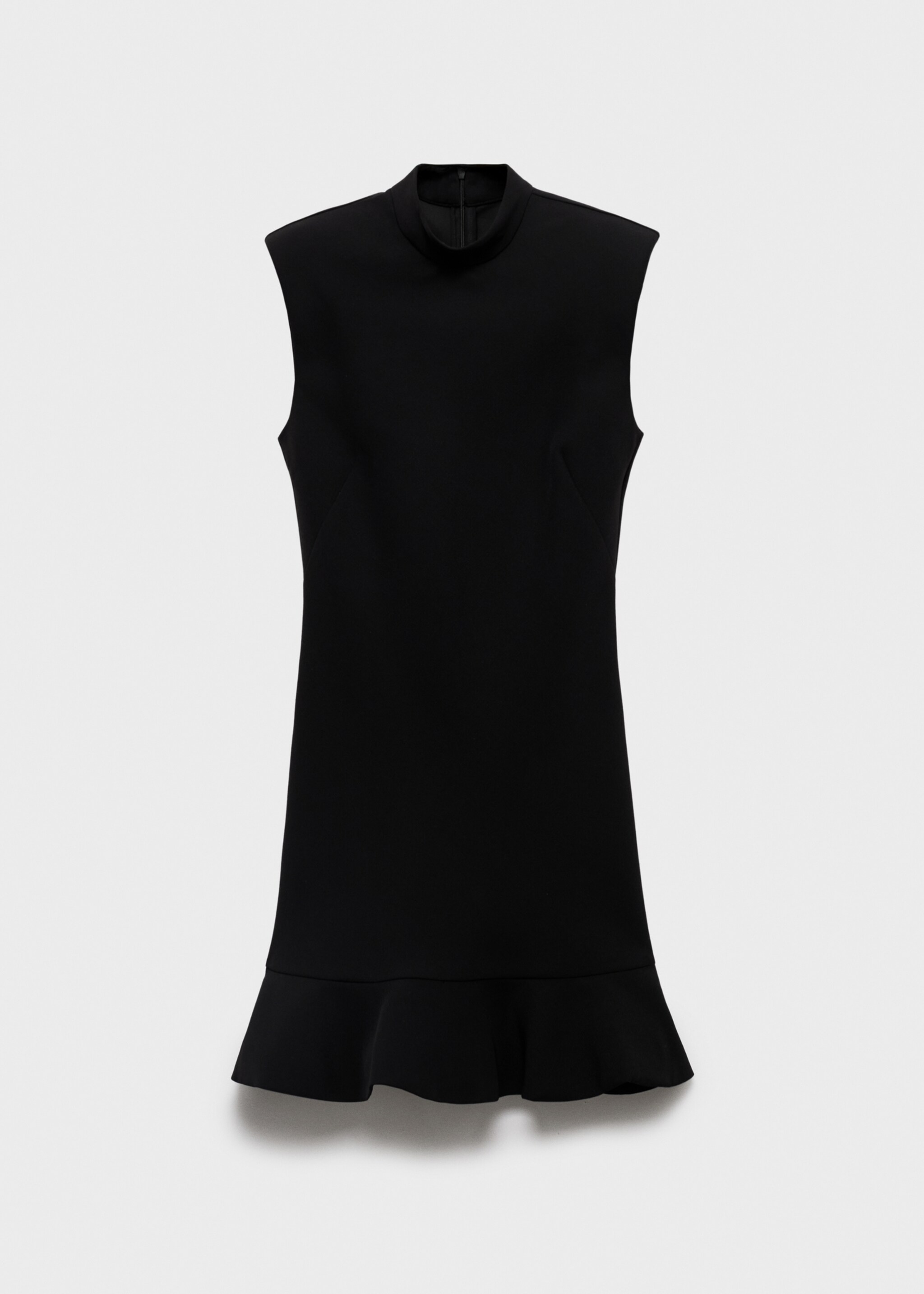 Vestido corto volante - Artículo sin modelo, Negro. Ref: 17085816-00.