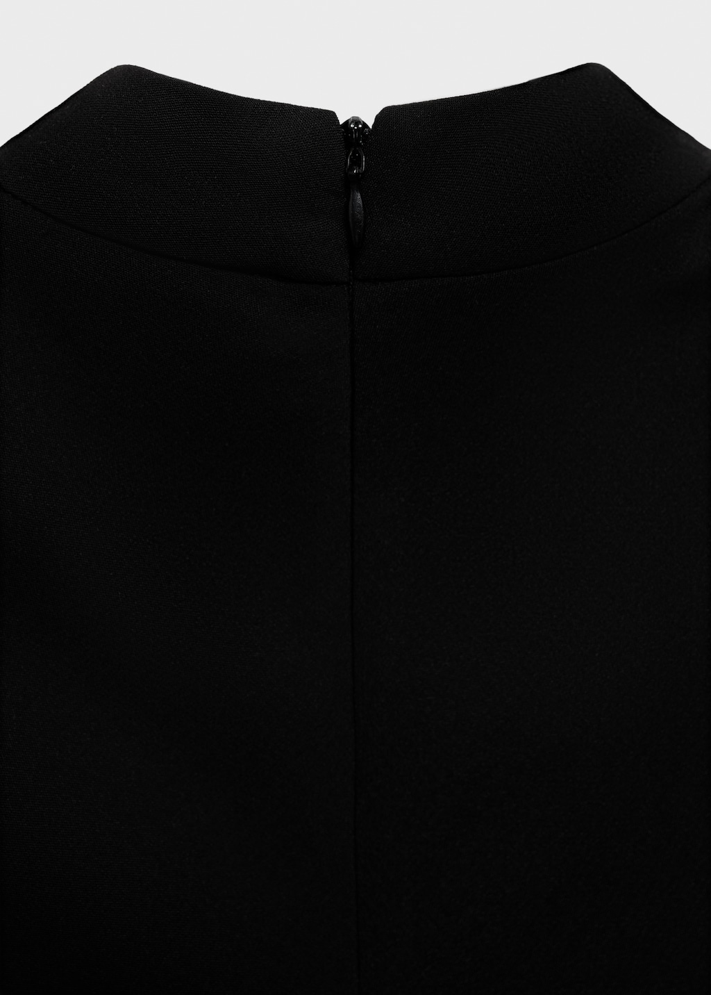 Mango High-neck dress with ruffle