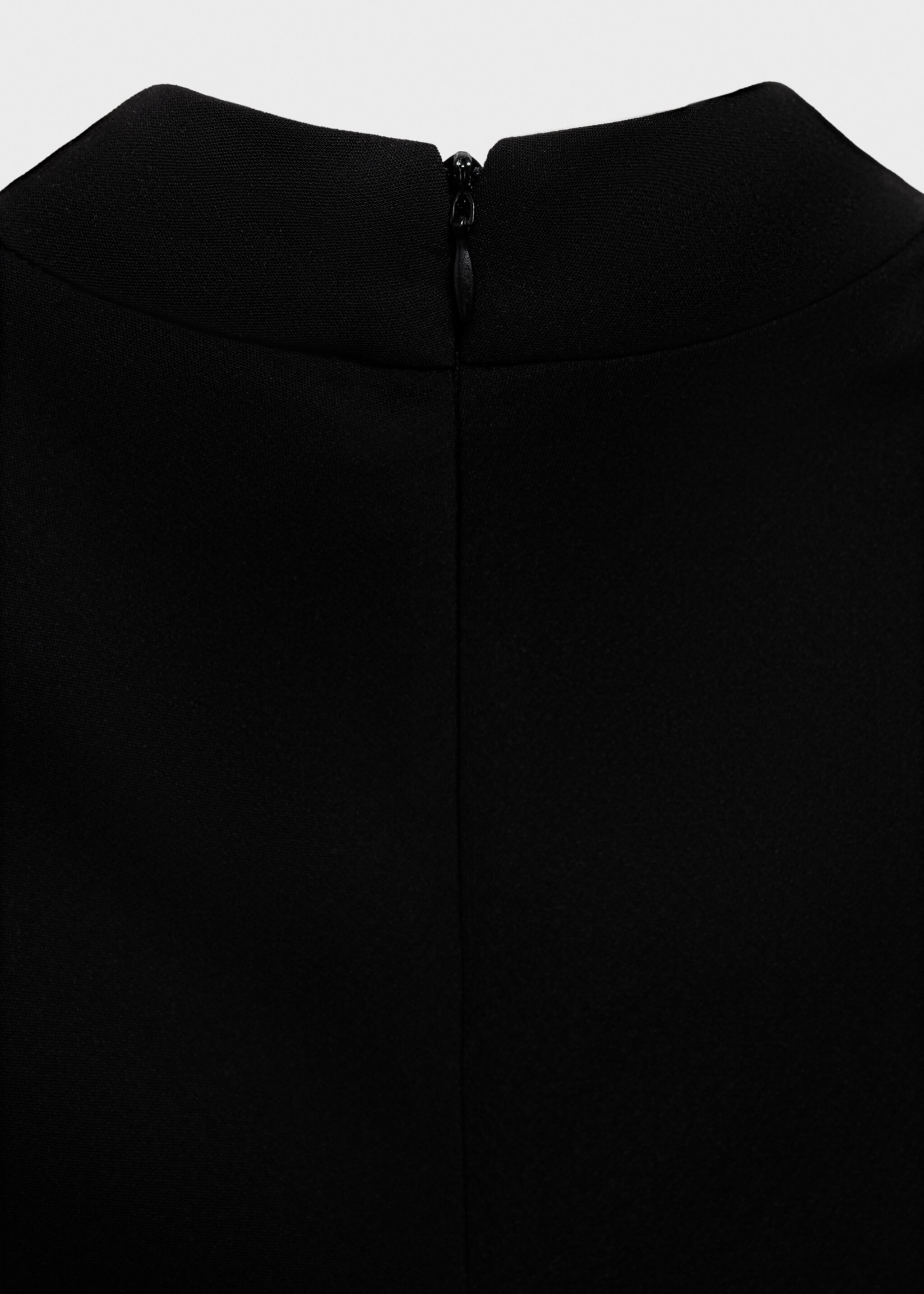 Vestido corto volante - Detalle del artículo 8, Negro. Ref: 17085816-00.