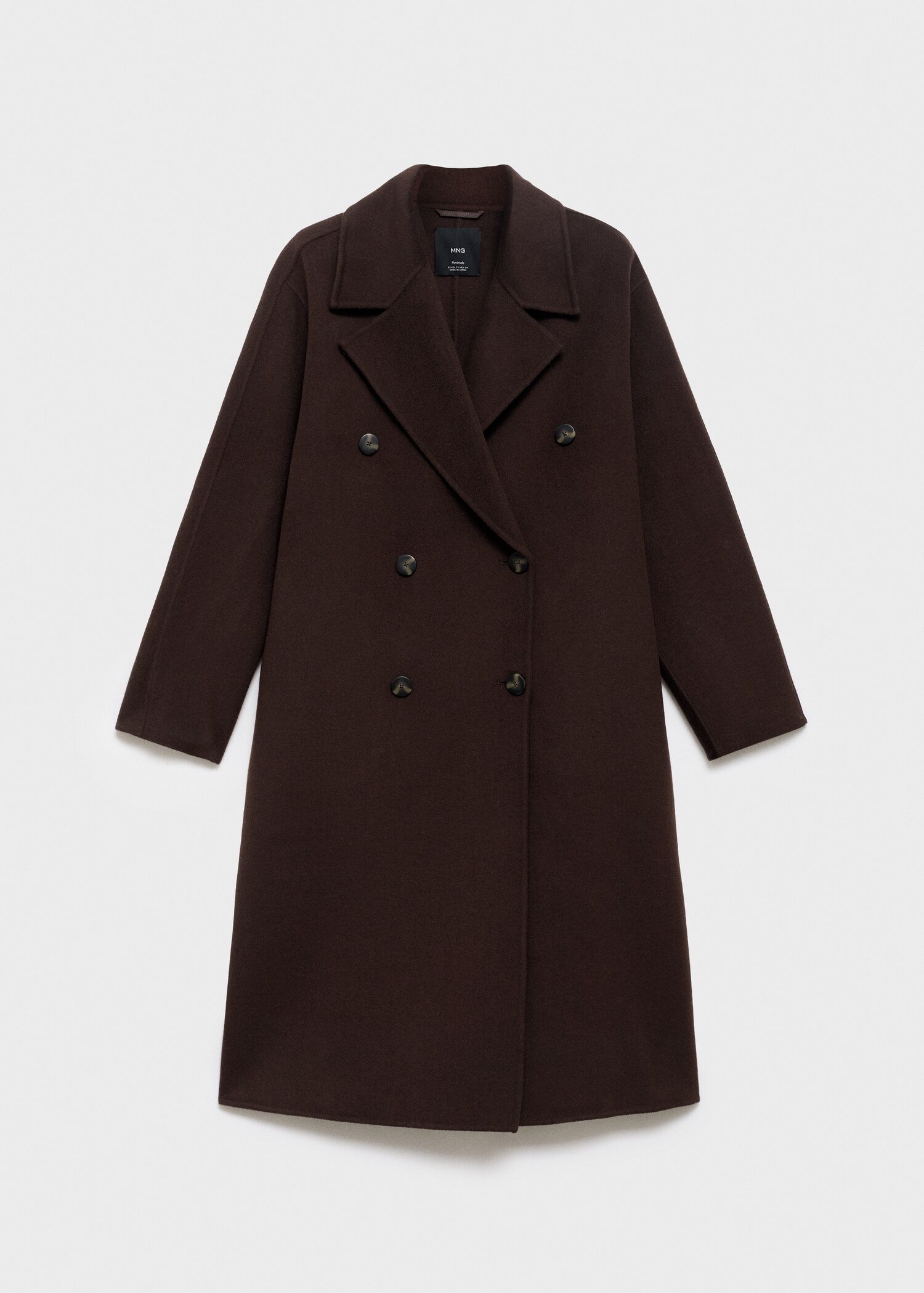 Handmade oversized wool coat - Article without model