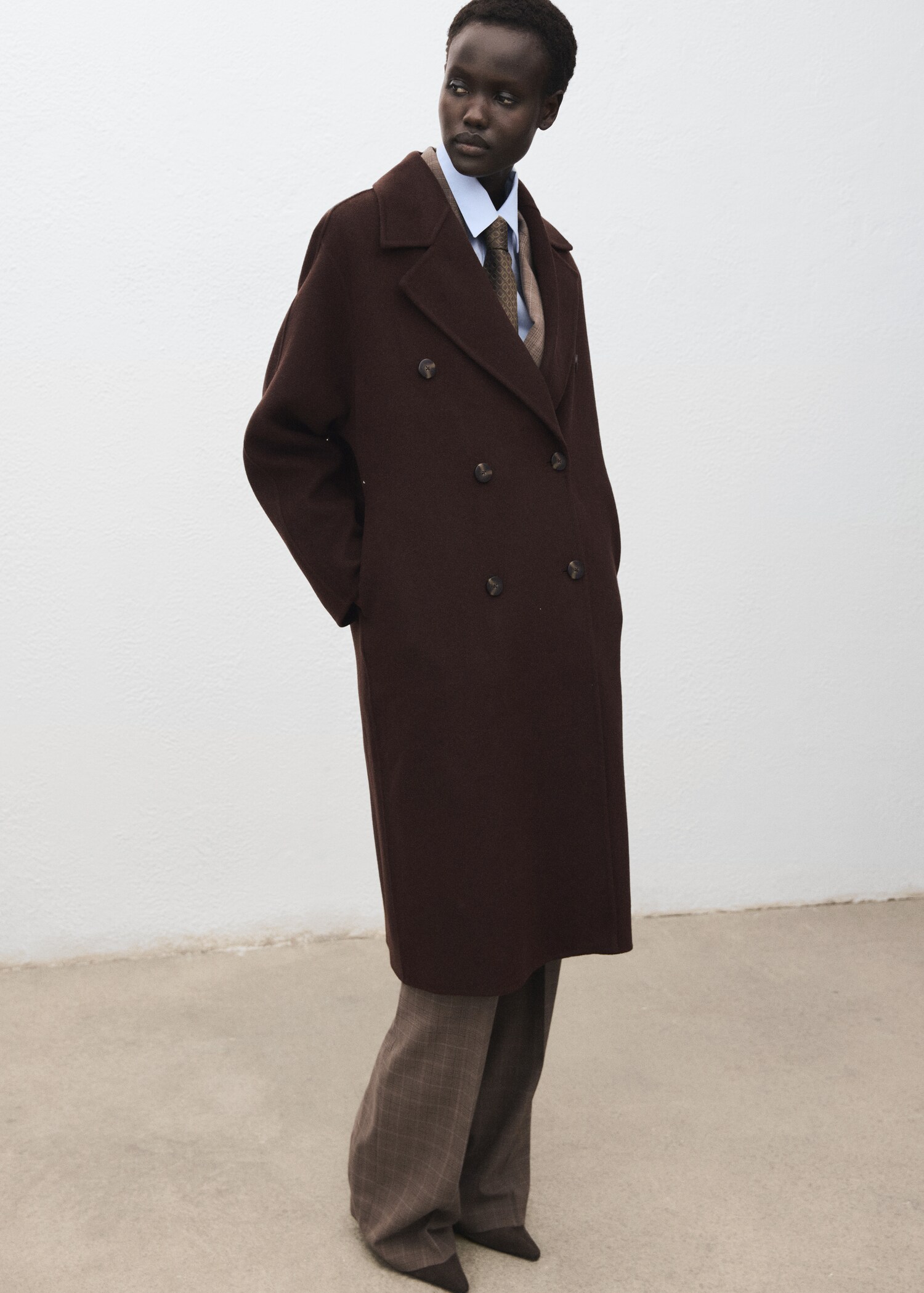 Handmade oversized wool coat - Details of the article 6