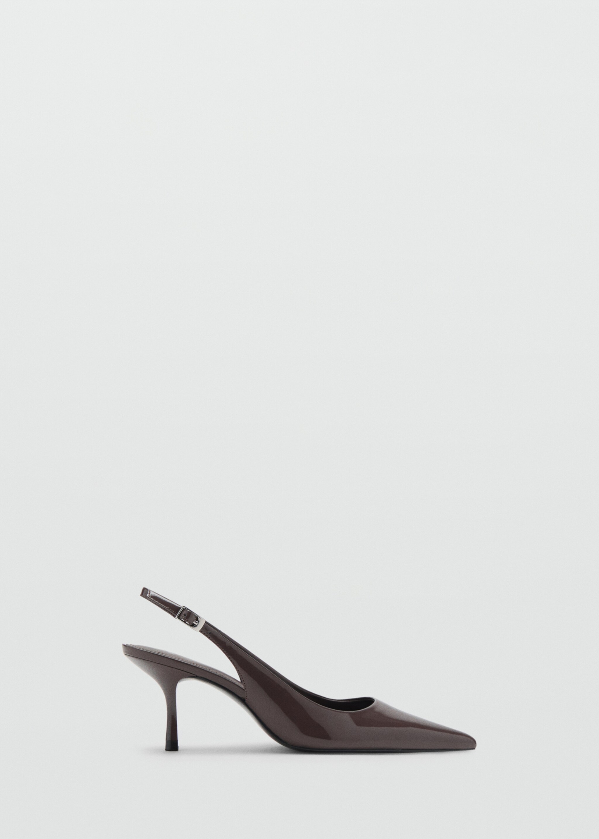 Pointed shoes with patent leather effect - Article without model, Light Heather Grey. Ref: 17085822-00.
