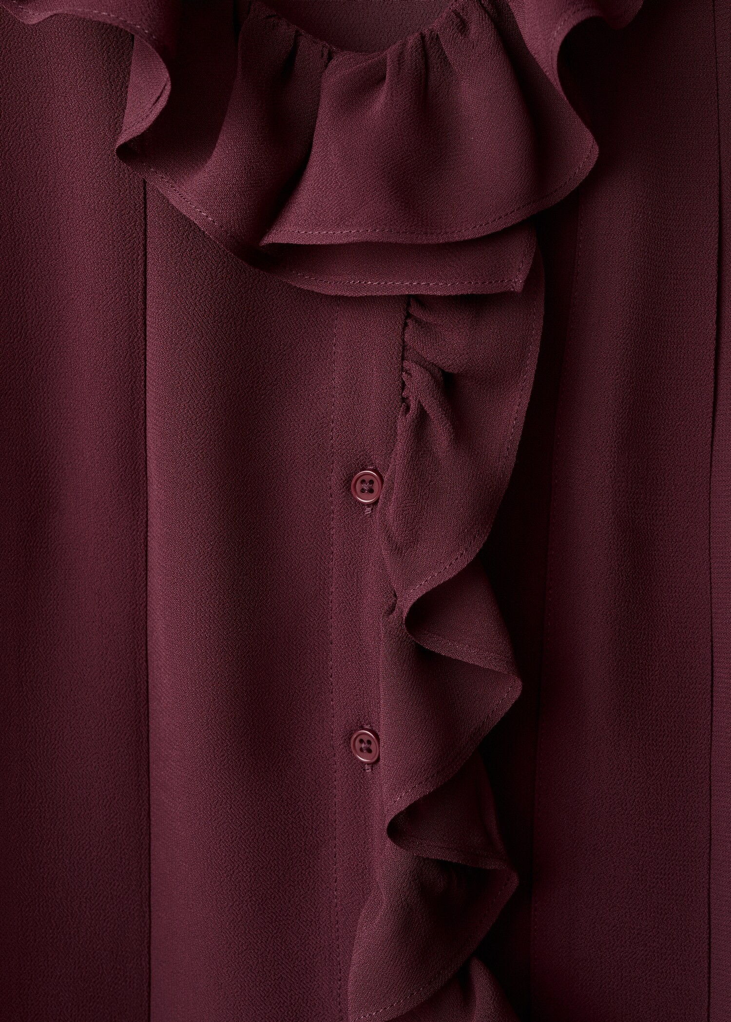 Ruffled blouse with scarf - Details of the article 8