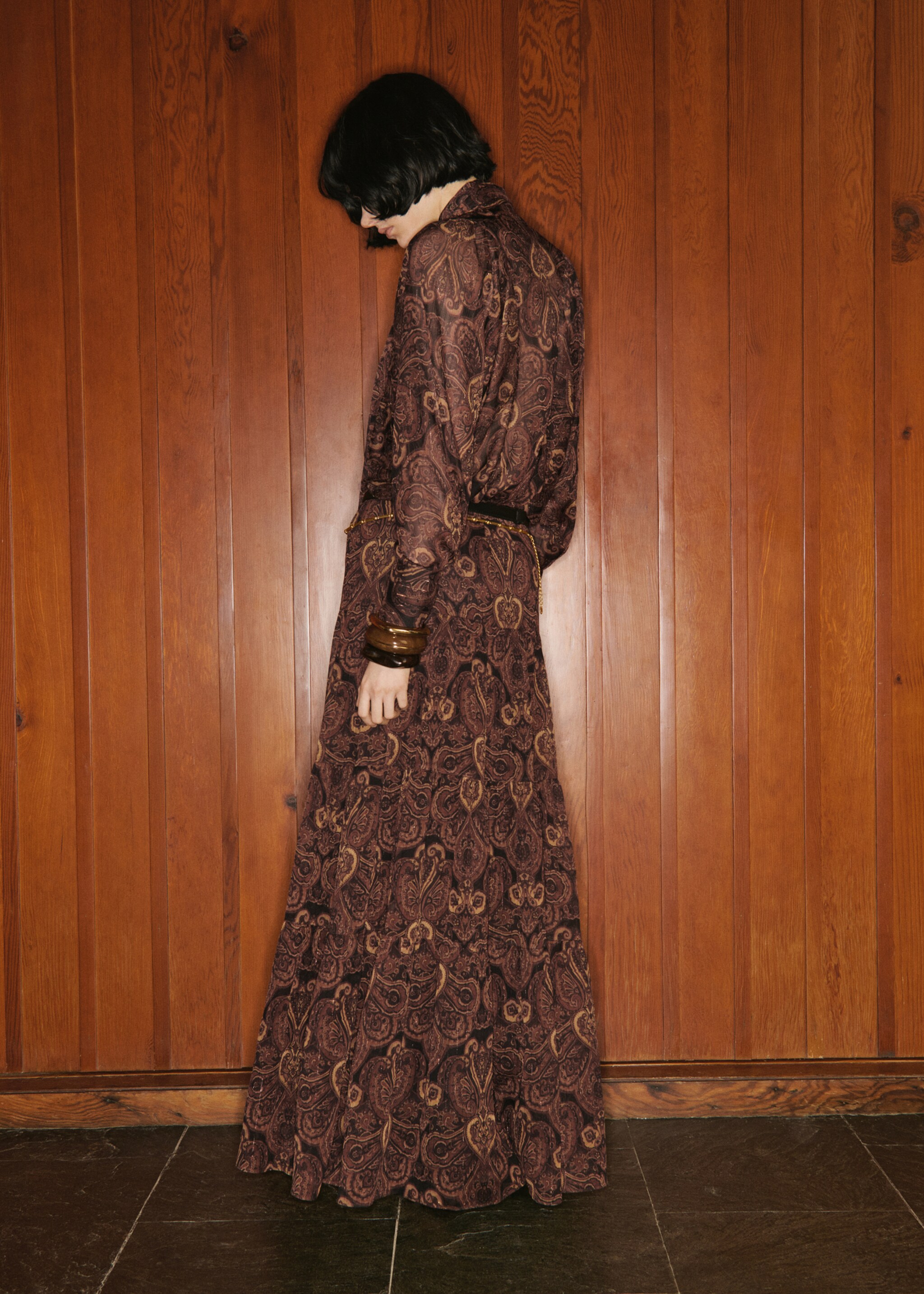 Skirt milano - Reverse of the article, Brown. Ref: 17085828-00.