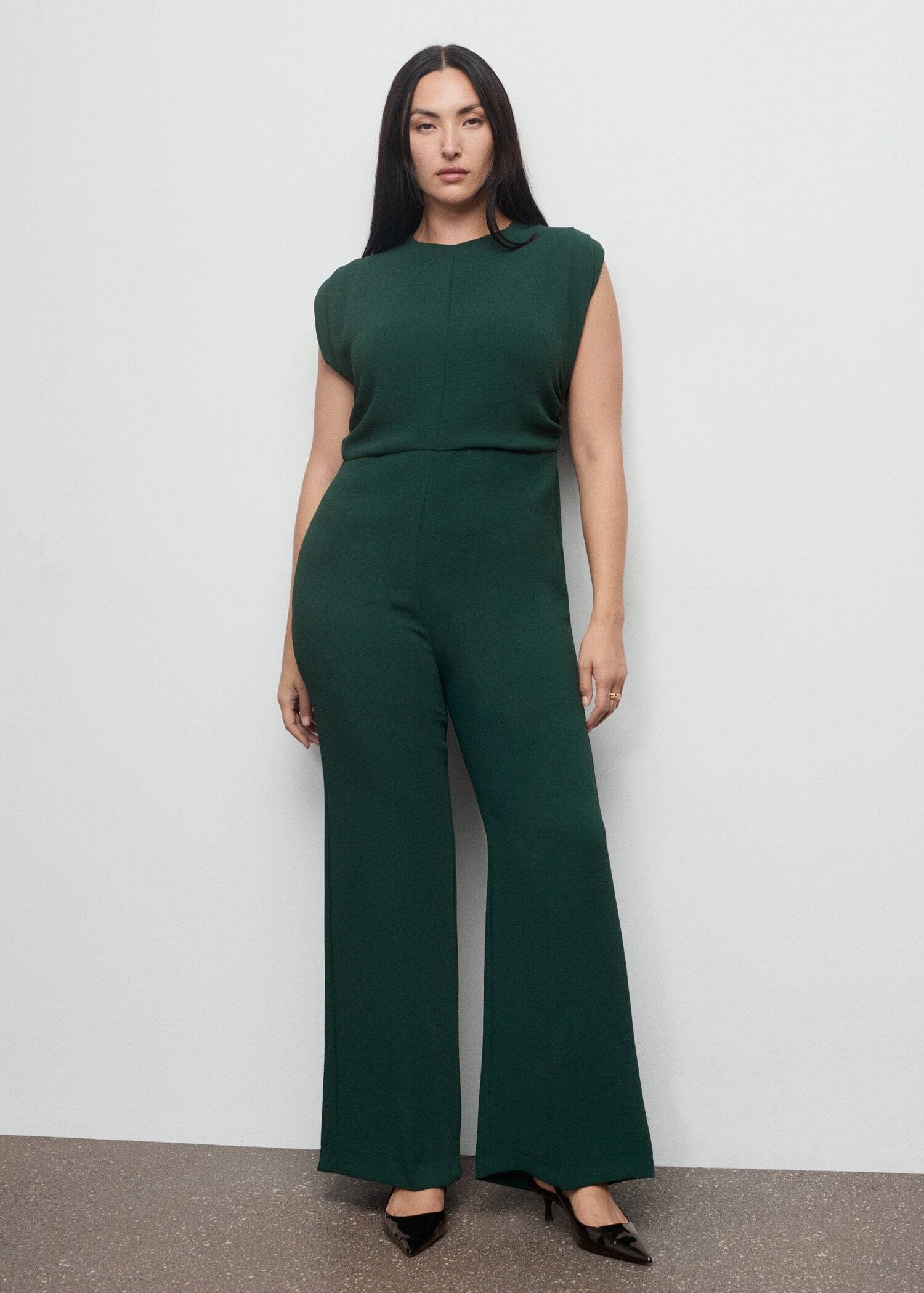 Ruched long jumpsuit - Details of the article 3