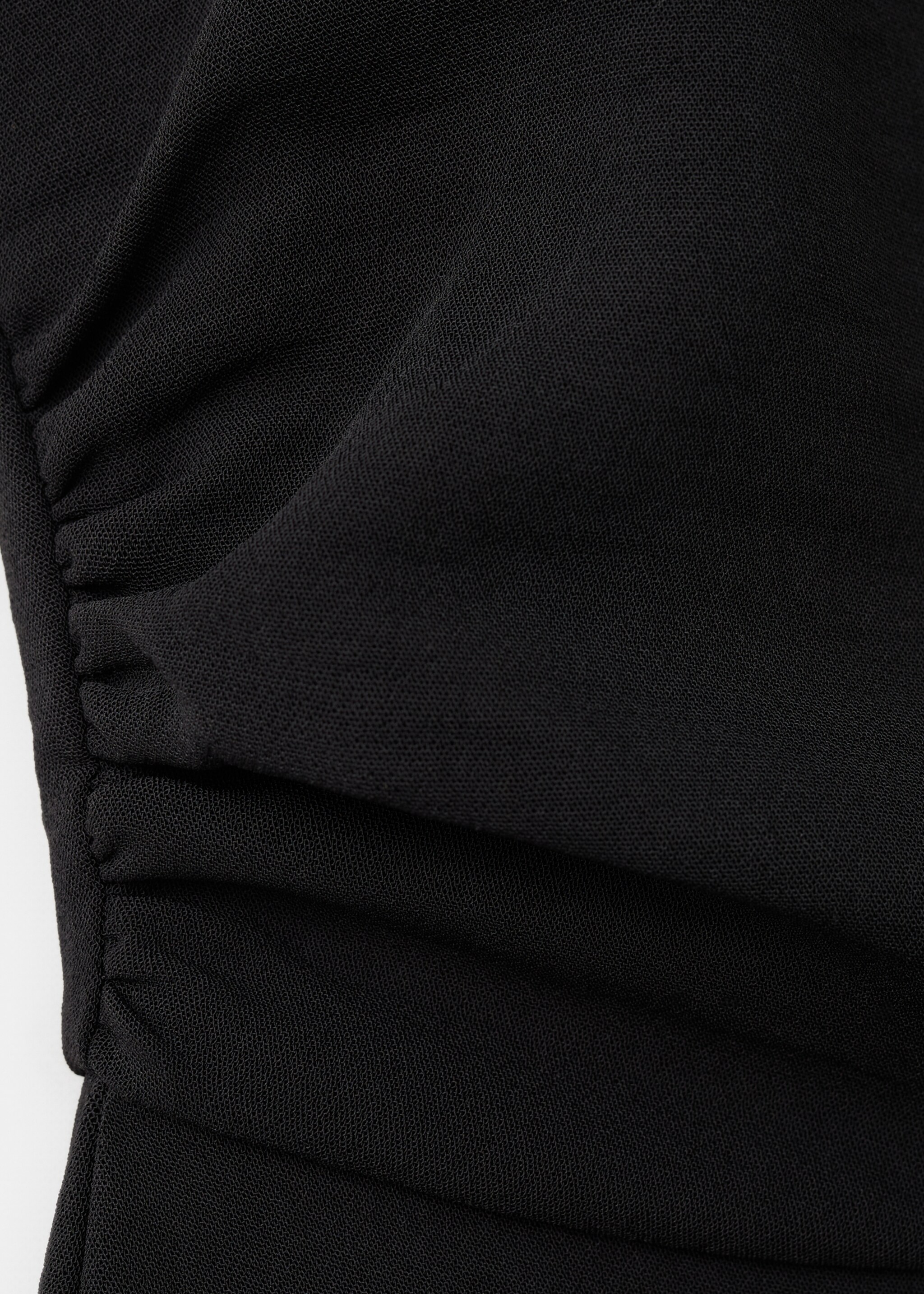 Mono largo fruncido - Detalle del artículo 0, Negro. Ref: 17085829-00.