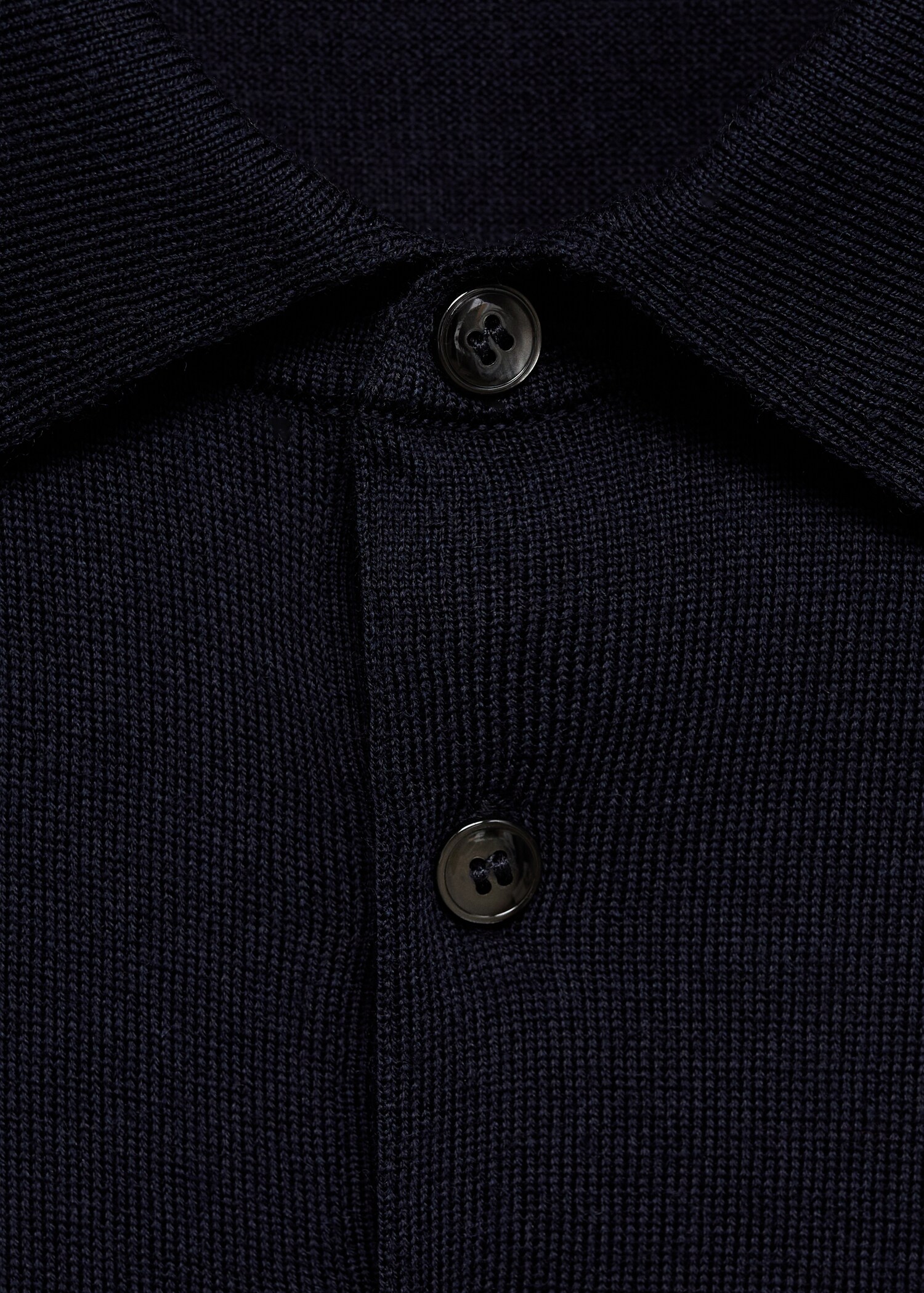 Sweter polo z dzianiny z 100% wełny - Szczegóły artykułu 8