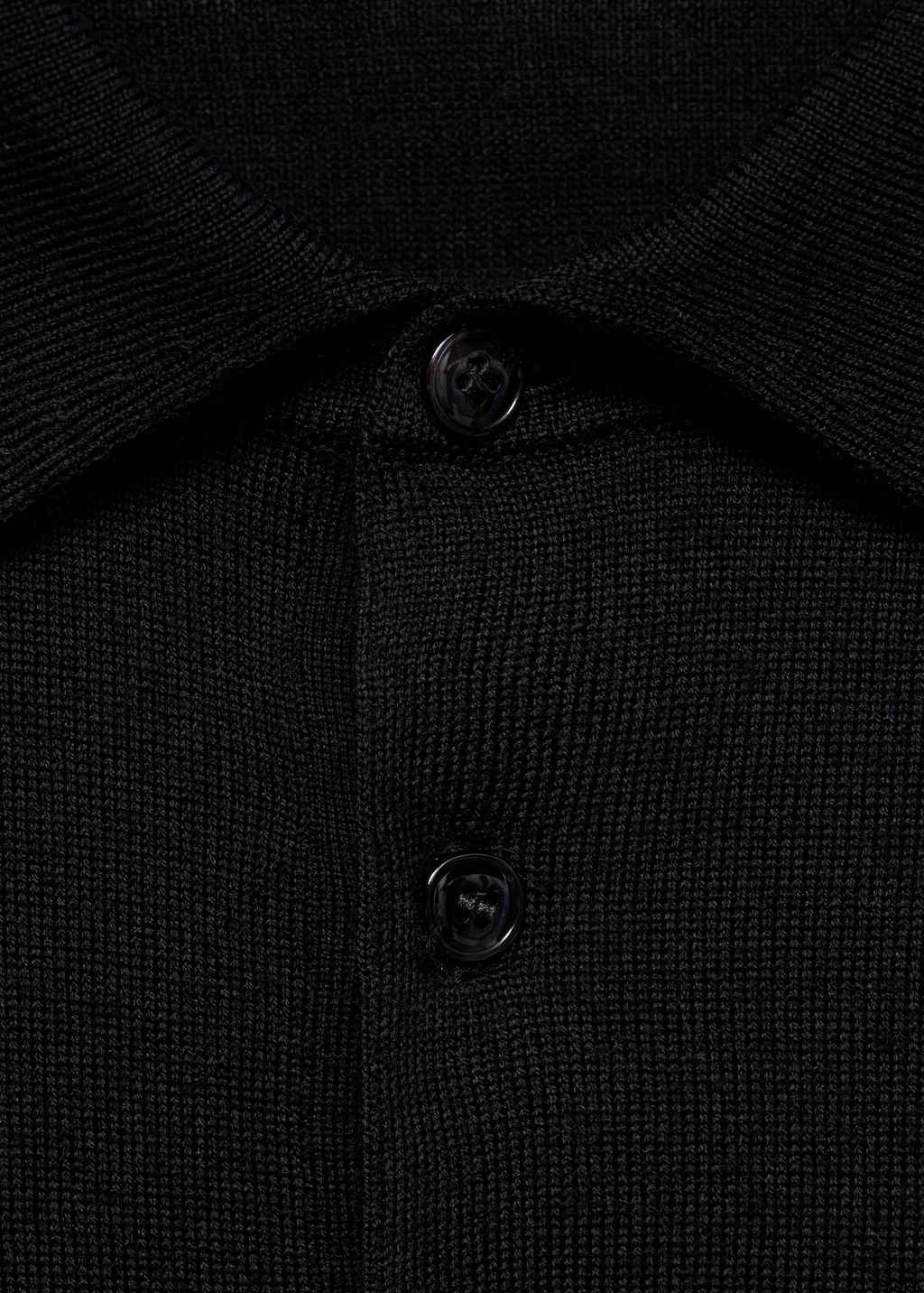 100% merino wool polo jumper