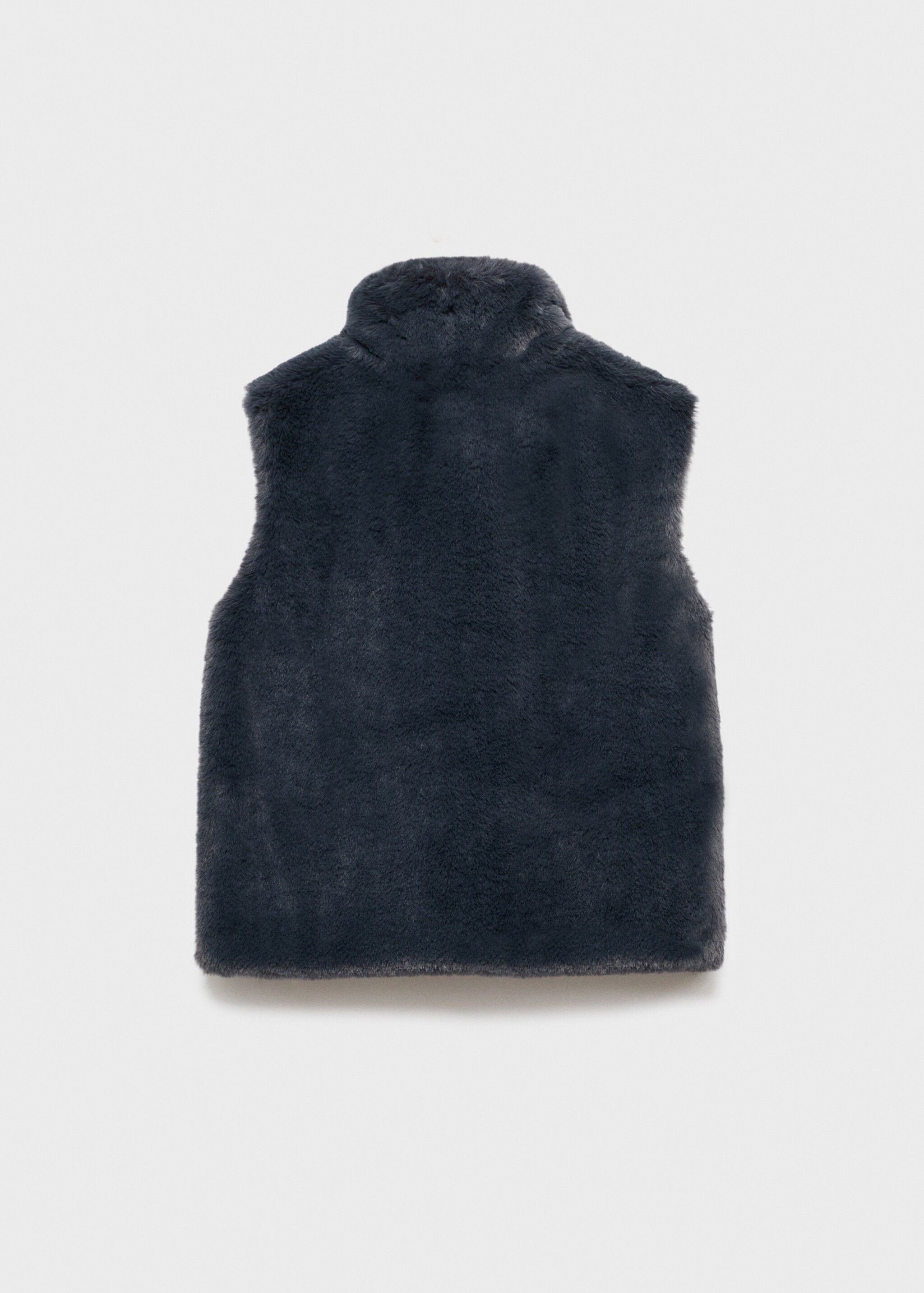 Waistcoat canela - Reverse of the article, Charcoal. Ref: 17085971-00.