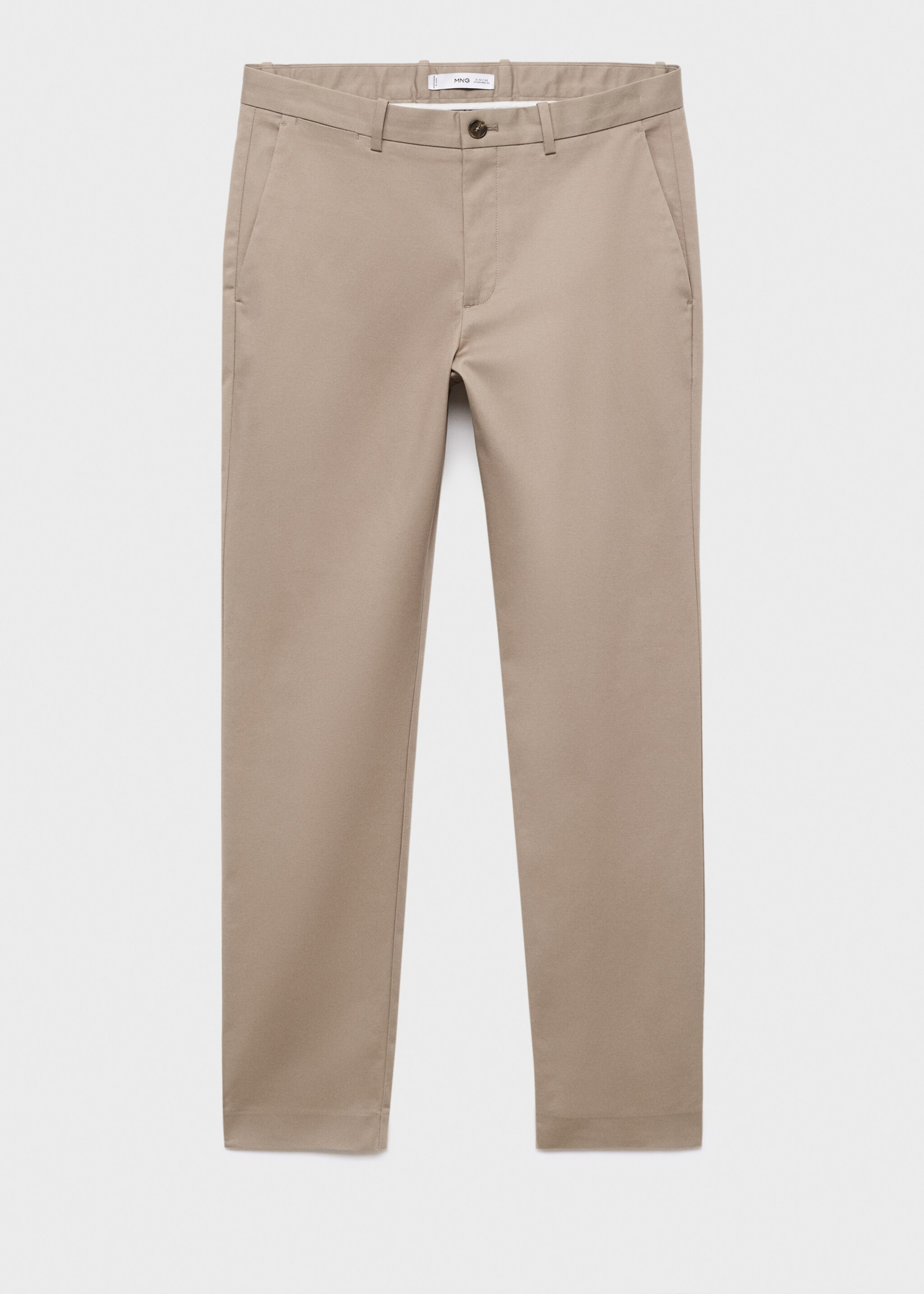 Dublino slim-fit chino trousers - Article without model, Beige. Ref: 17085973-00.